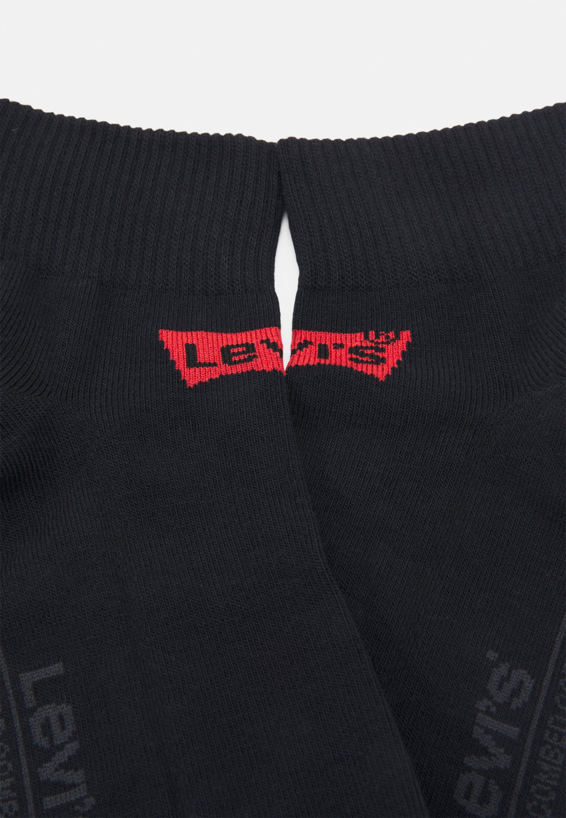 Levi's® MID CUT BATWING LOGO 9 PACK - Socks - jet black/black