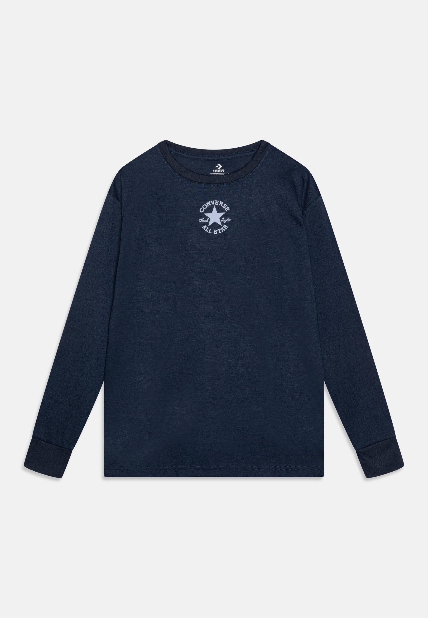 Converse SUSTAINABLE CORE TEE UNISEX - Long sleeved top - navy/dark blue