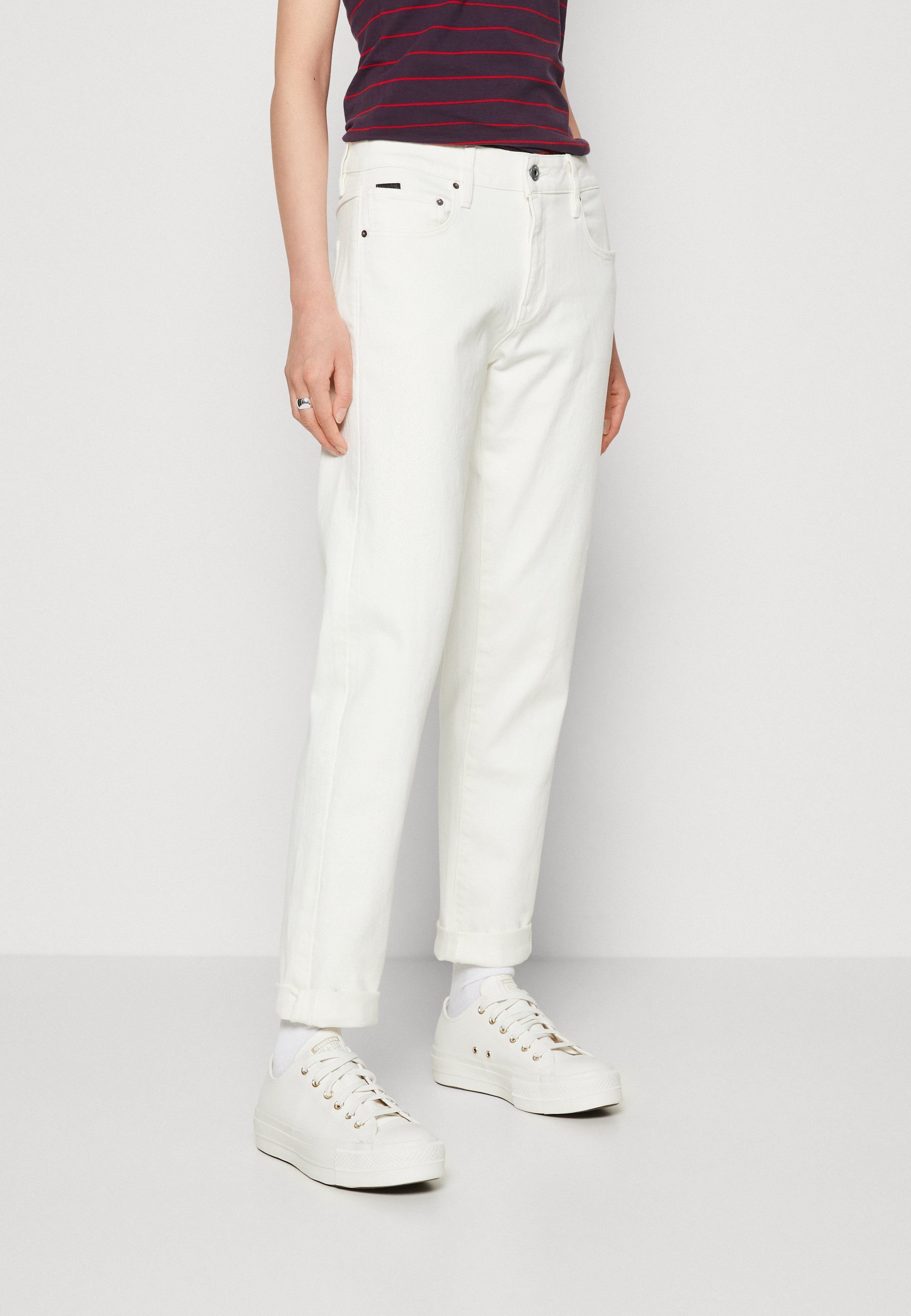 G-Star KATE BOYFRIEND - Relaxed fit jeans - white/white denim