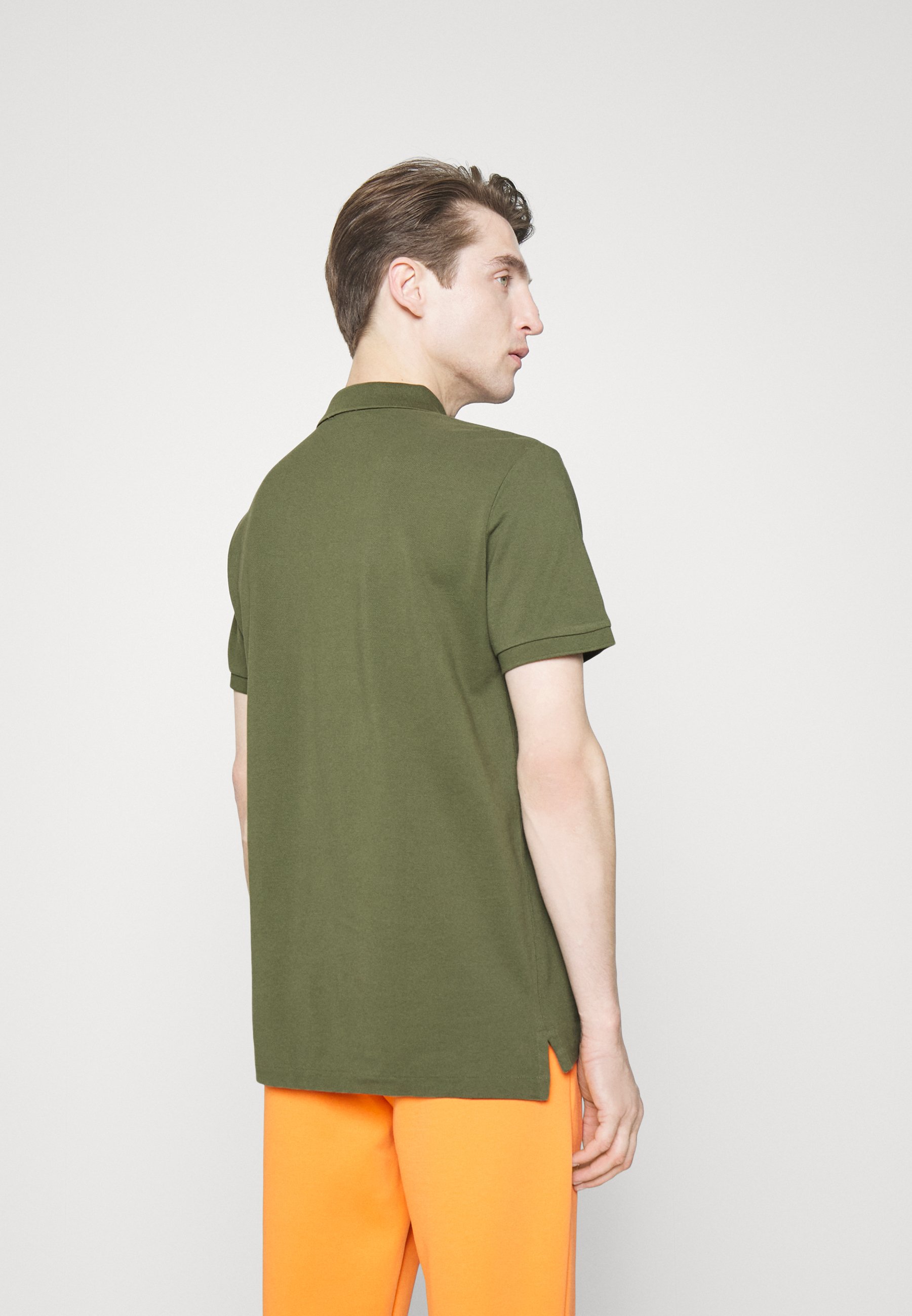 Polo Ralph Lauren CUSTOM SLIM FIT BIG PONY MESH POLO SHIRT - Polo shirt - green/dark green