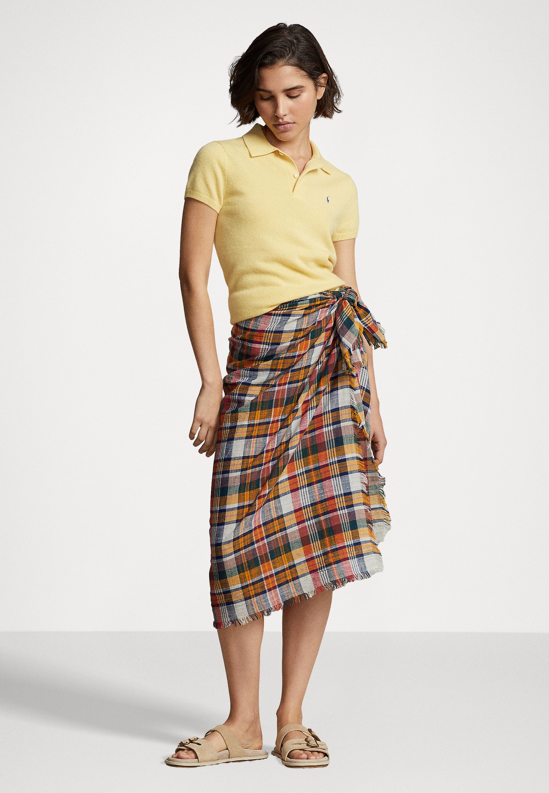 Polo Ralph Lauren CASH SHORT SLEEVE - Polo shirt - fall yellow/yellow