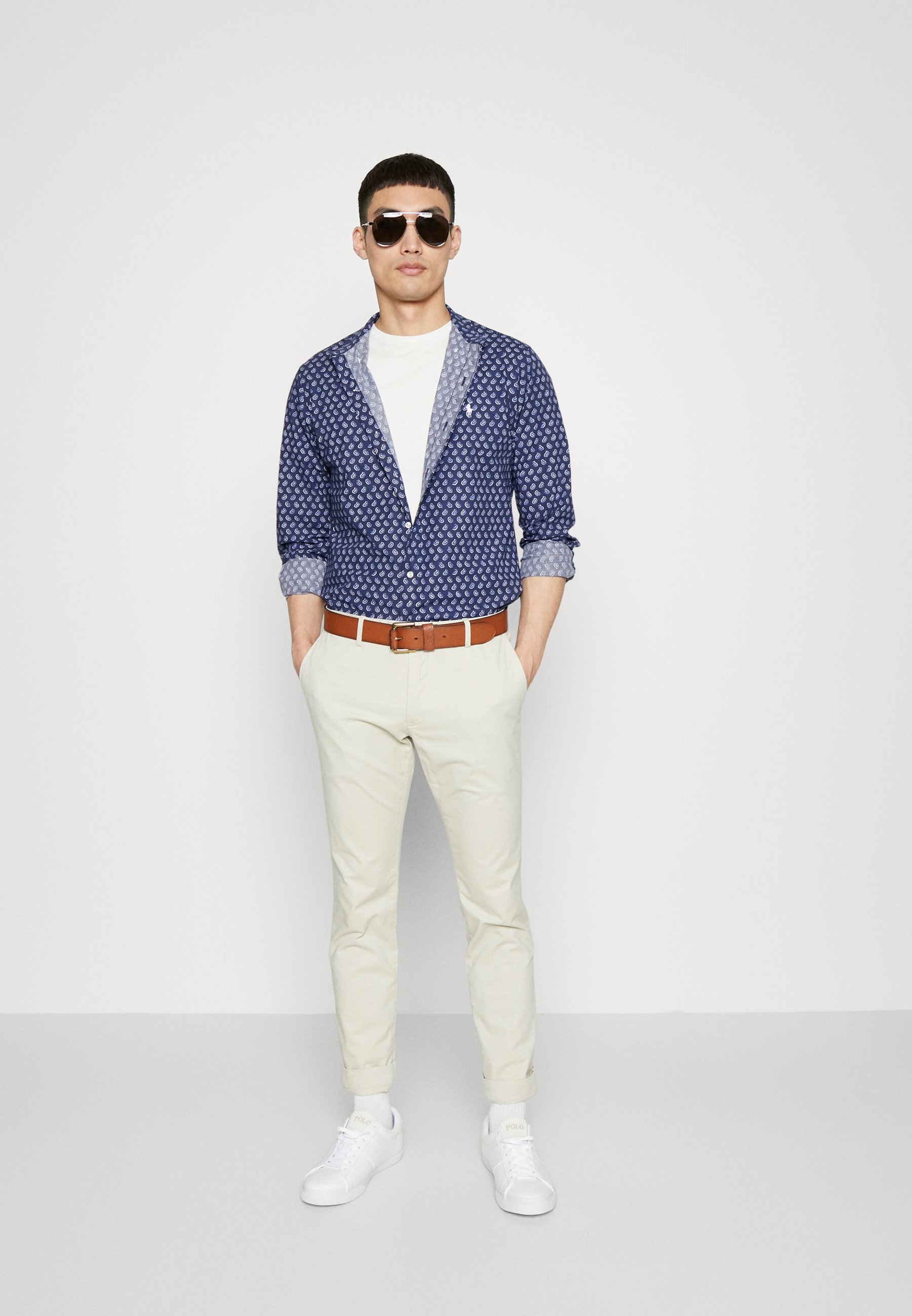 Polo Ralph Lauren CUBDPPCS LONG SLEEVE SPORT SHIRT - Shirt - multicolor/white/multi-coloured