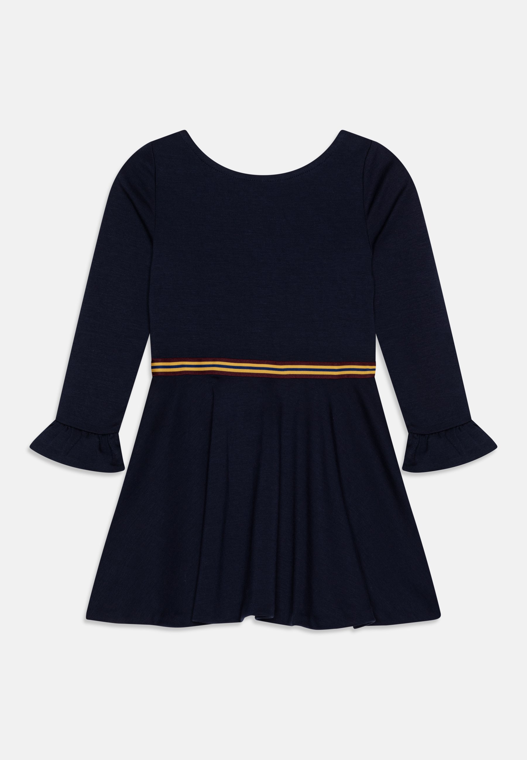 Polo Ralph Lauren RUFFLE DAY DRESS - Jersey dress - navy/dark blue
