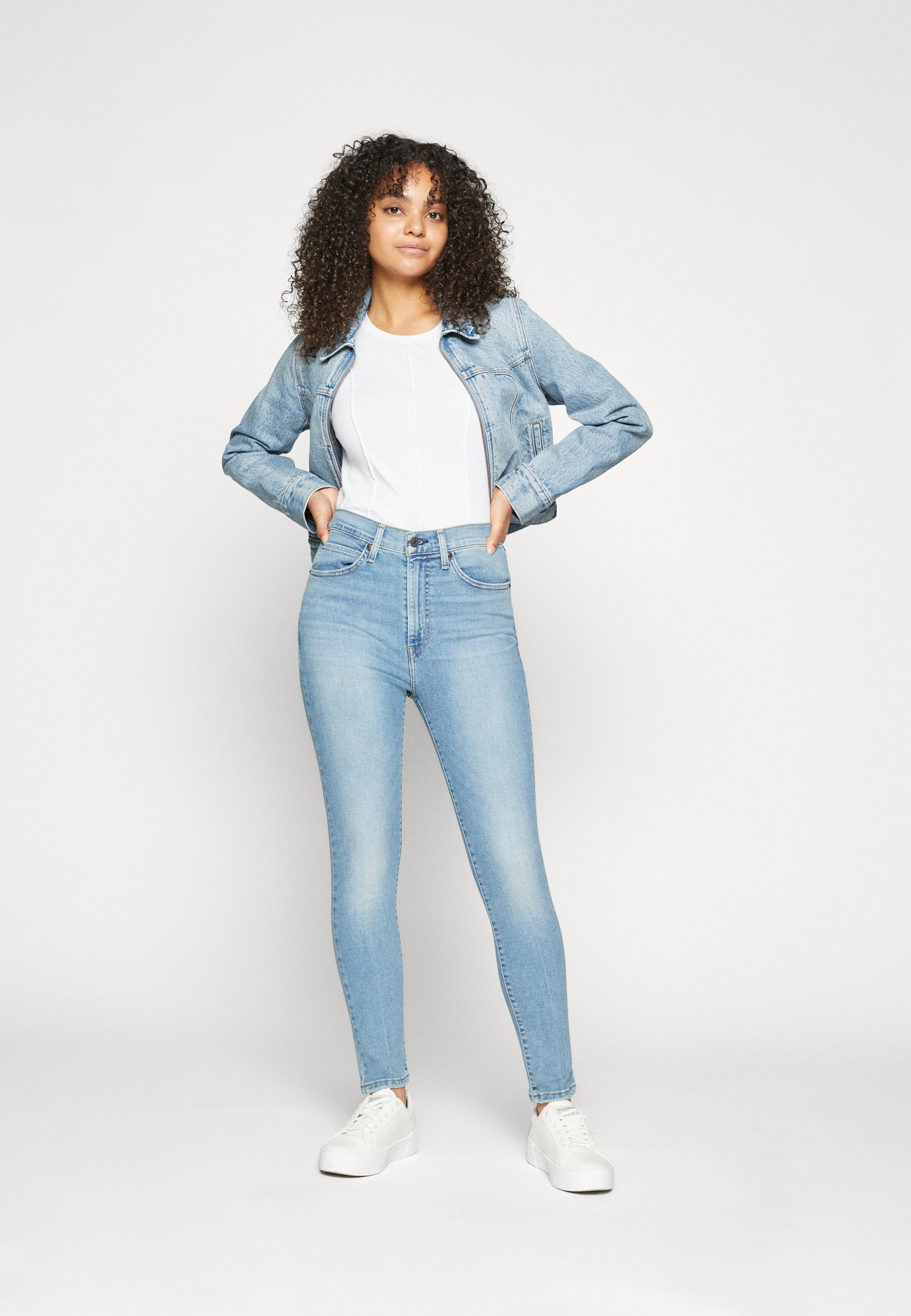 Levi's® RETRO HIGH SKINNY - Jeans Skinny Fit - in confidence/light-blue denim
