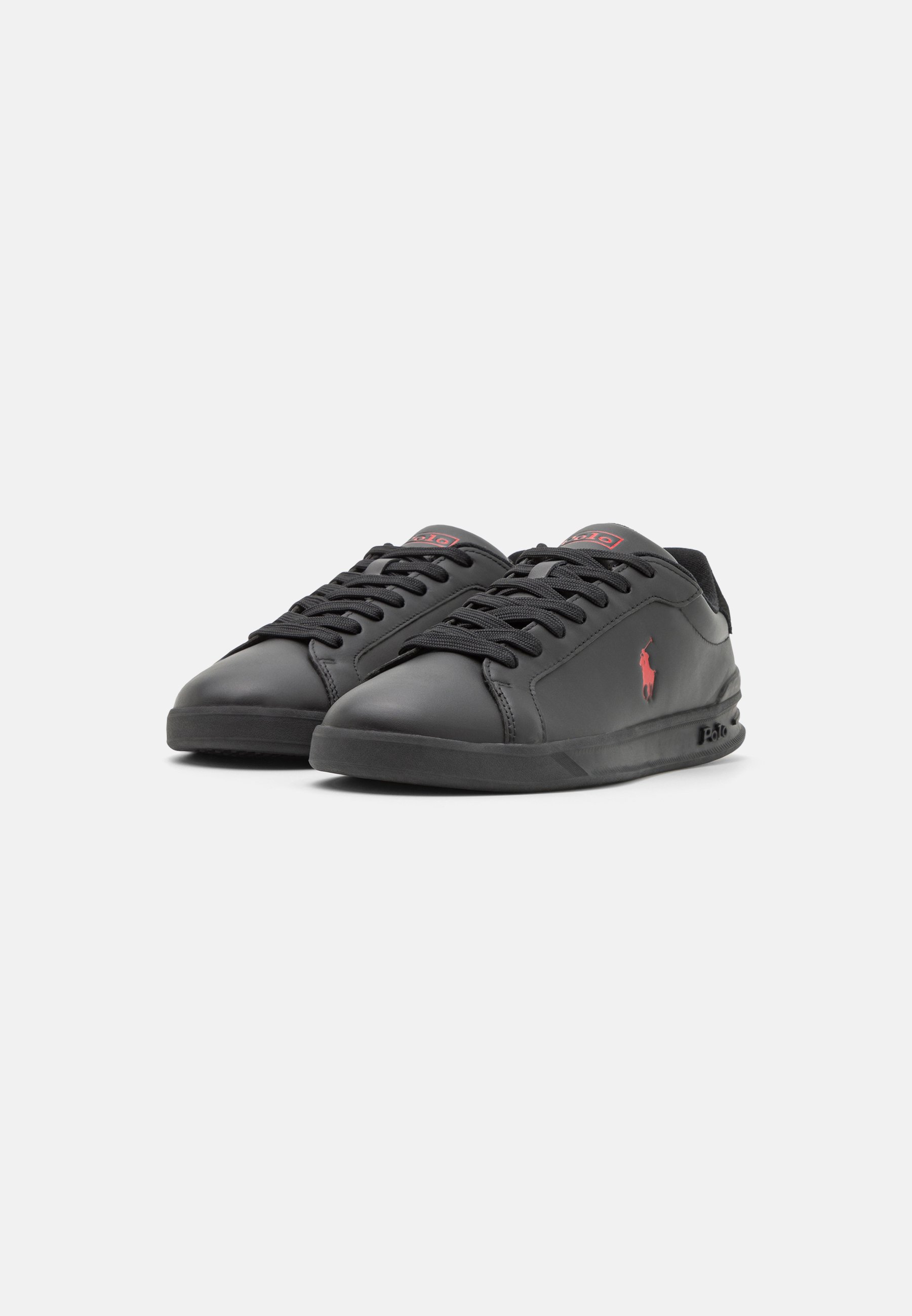 Polo Ralph Lauren LACE UNISEX - Trainers - black/red/black
