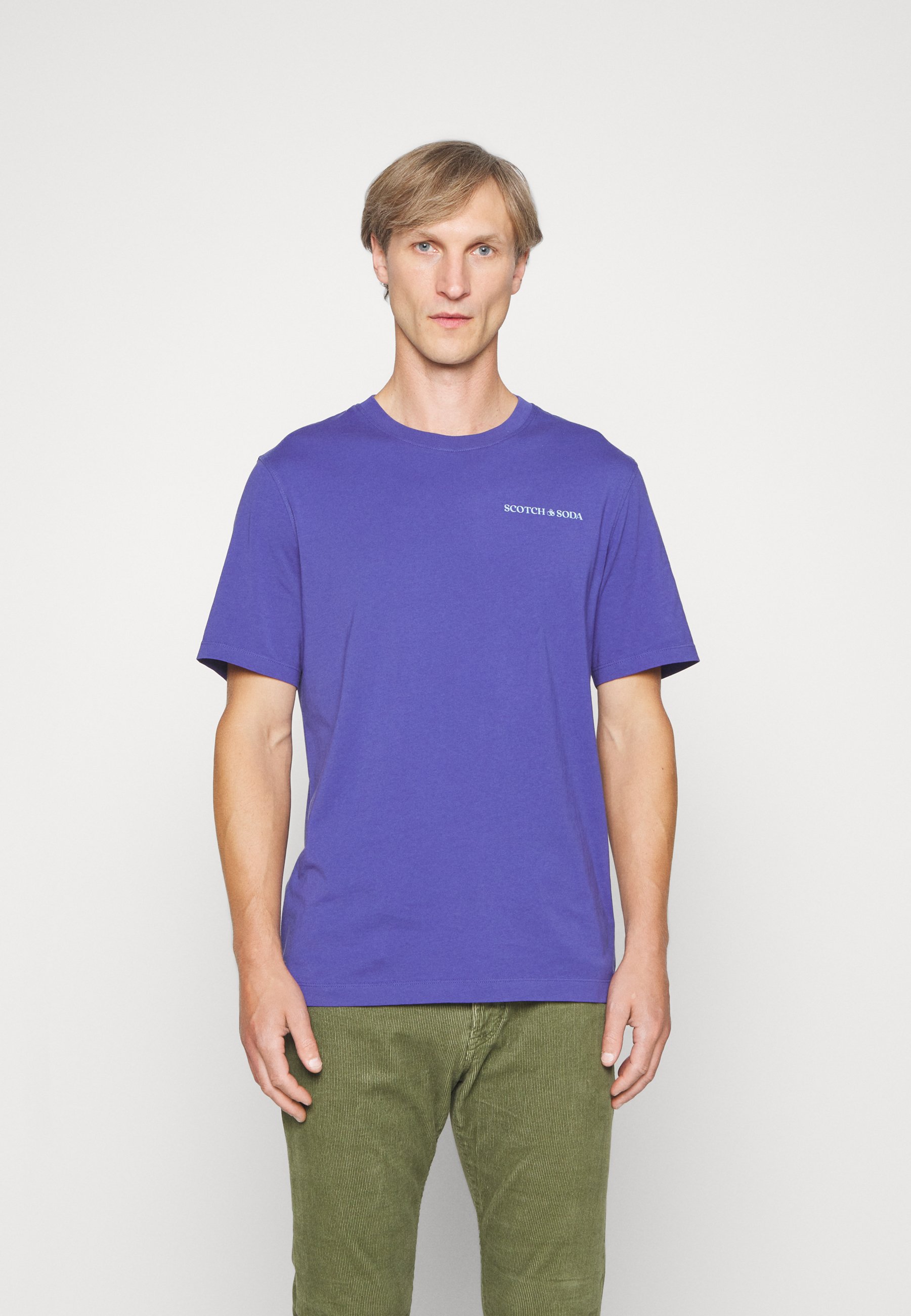 Scotch & Soda LOGO TEE - Basic T-shirt - navy blue/dark blue