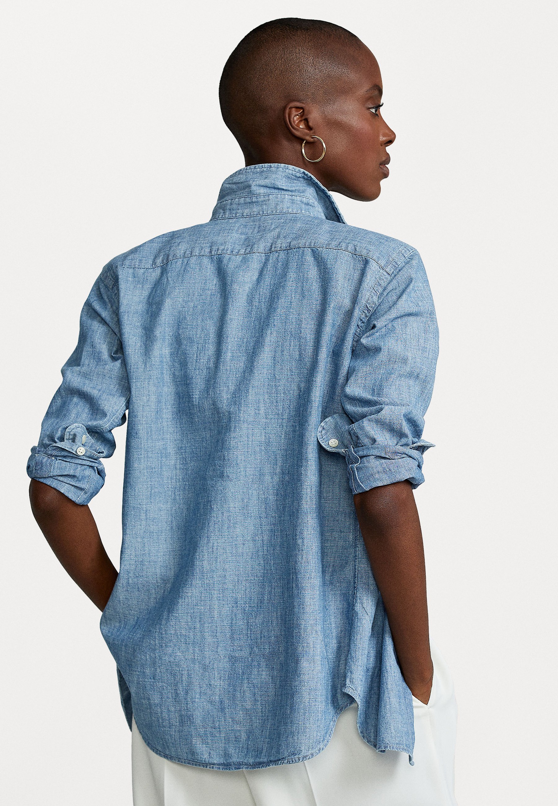 Polo Ralph Lauren CHAMBRAY SHIRT - Button-down blouse - indigo/blue