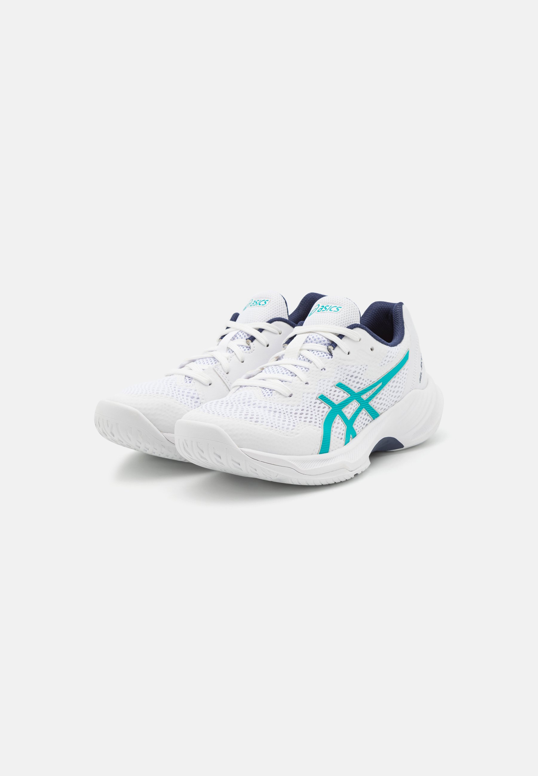 ASICS GEL SKY ELITE UNISEX - Handball shoes - white/lagoon/white