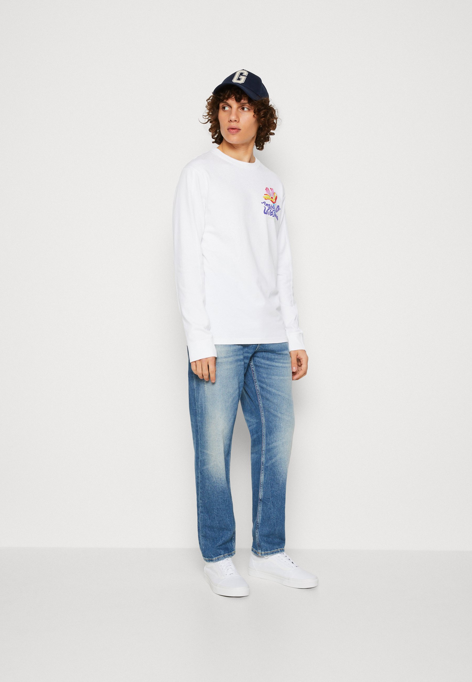 Scotch & Soda THE DROP - Jeans Tapered Fit - blue lines/blue