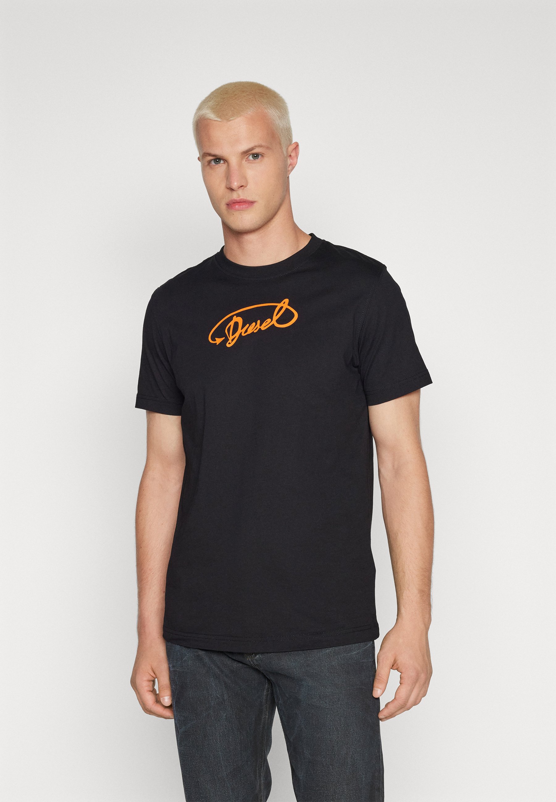 Diesel DIEGOR UNISEX - Print T-shirt - black