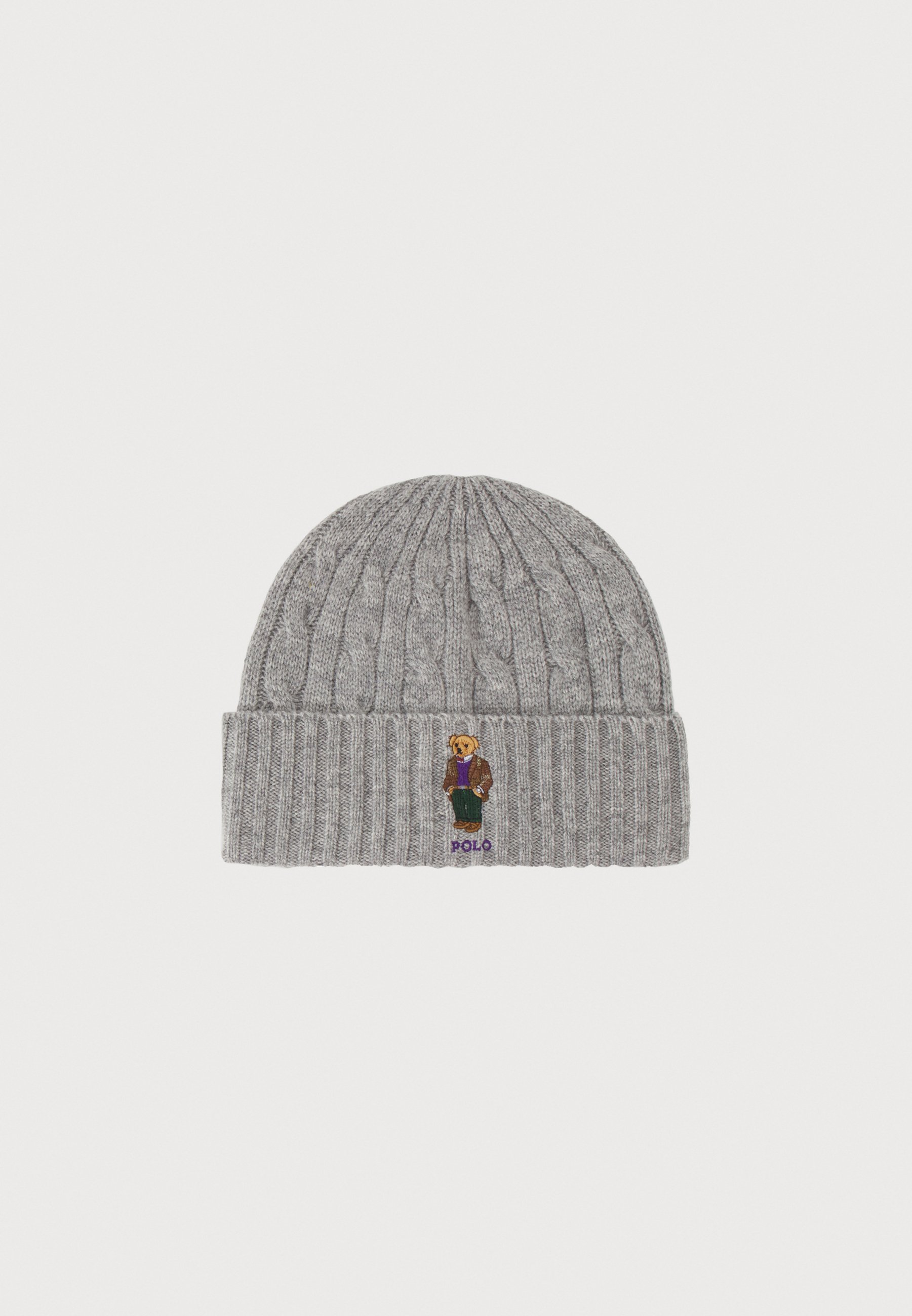 Polo Ralph Lauren BEAR HAT SCARF INFINITY UNISEX - Beanie - gray/grey