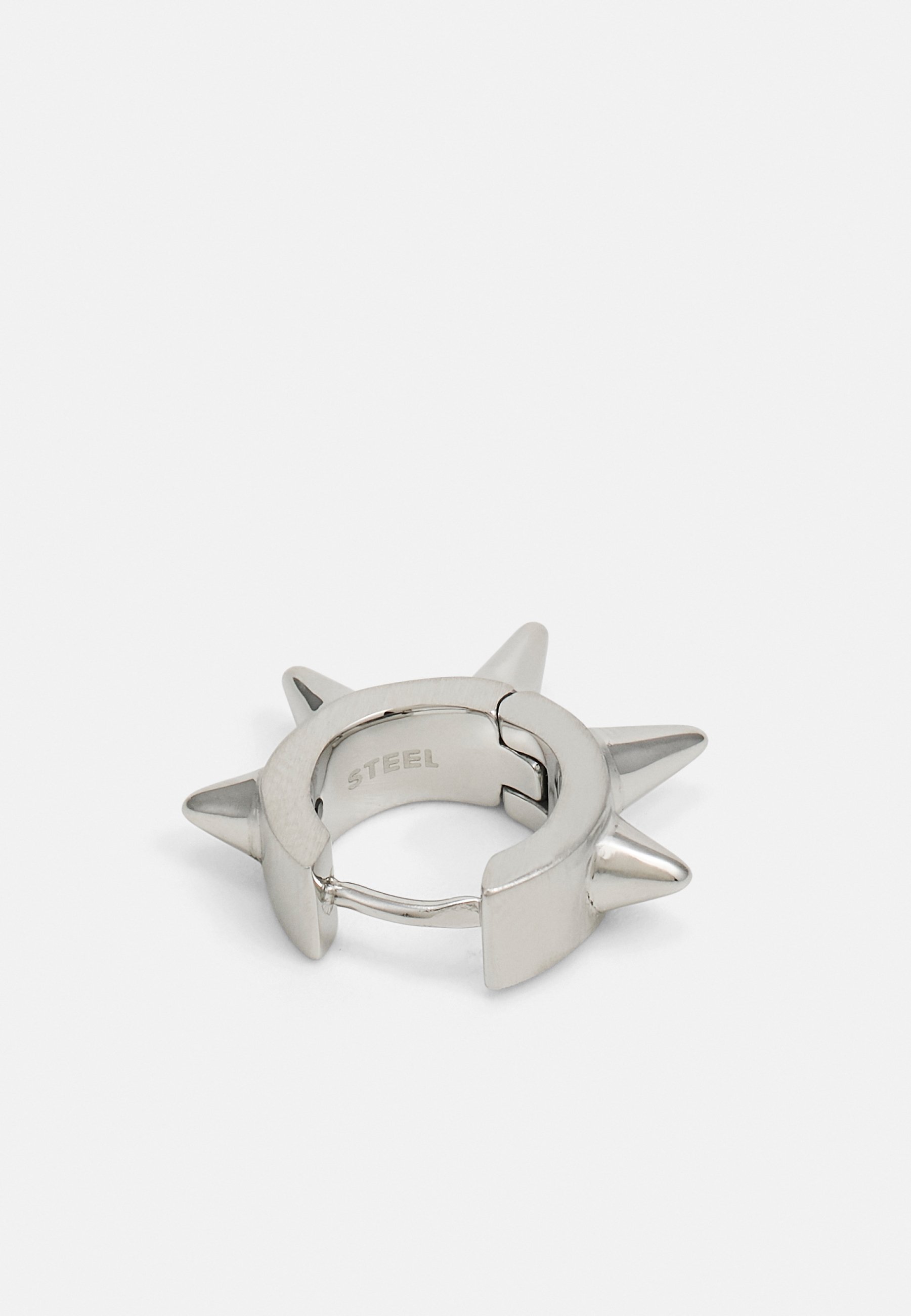 Diesel EARRING SILVER - Single earring - silver-coloured