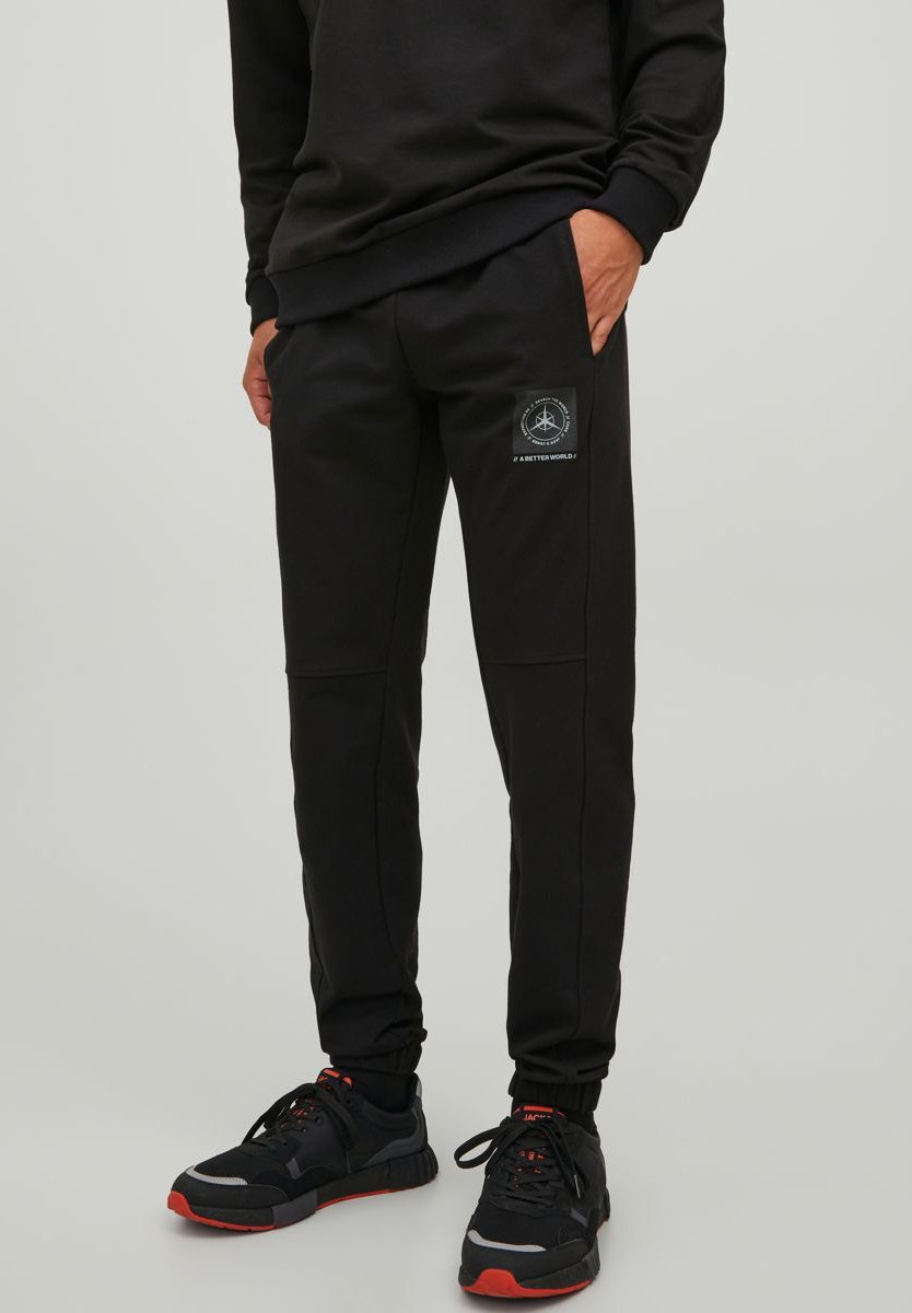 Jack &Jones JPSTWILL JJFILO - Tracksuit bottoms - black