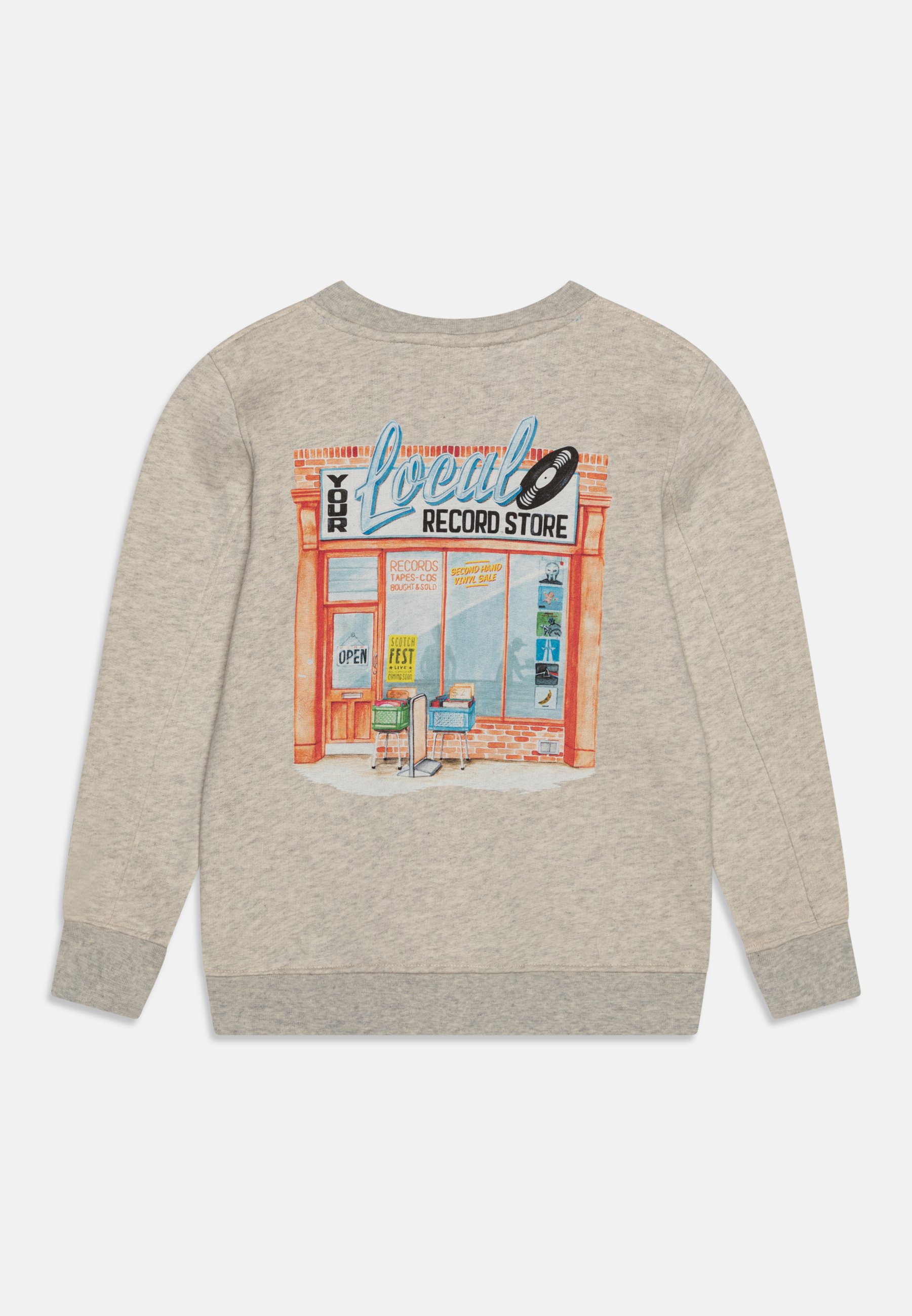 Scotch & Soda REGULAR FIT ARTWORK  - Sweatshirt - ecru/off-white