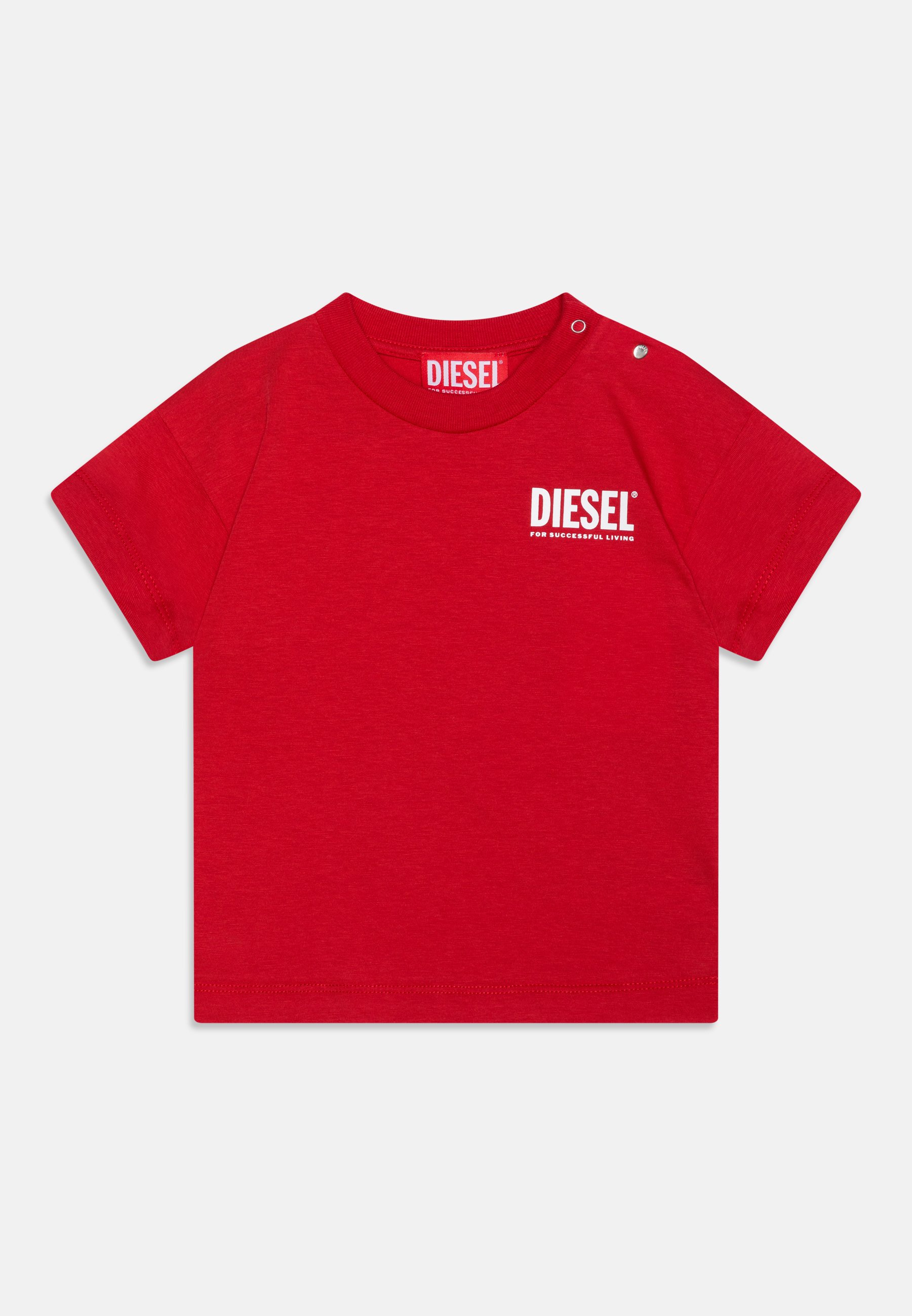 Diesel BABY UNISEX - Print T-shirt - rosso/red
