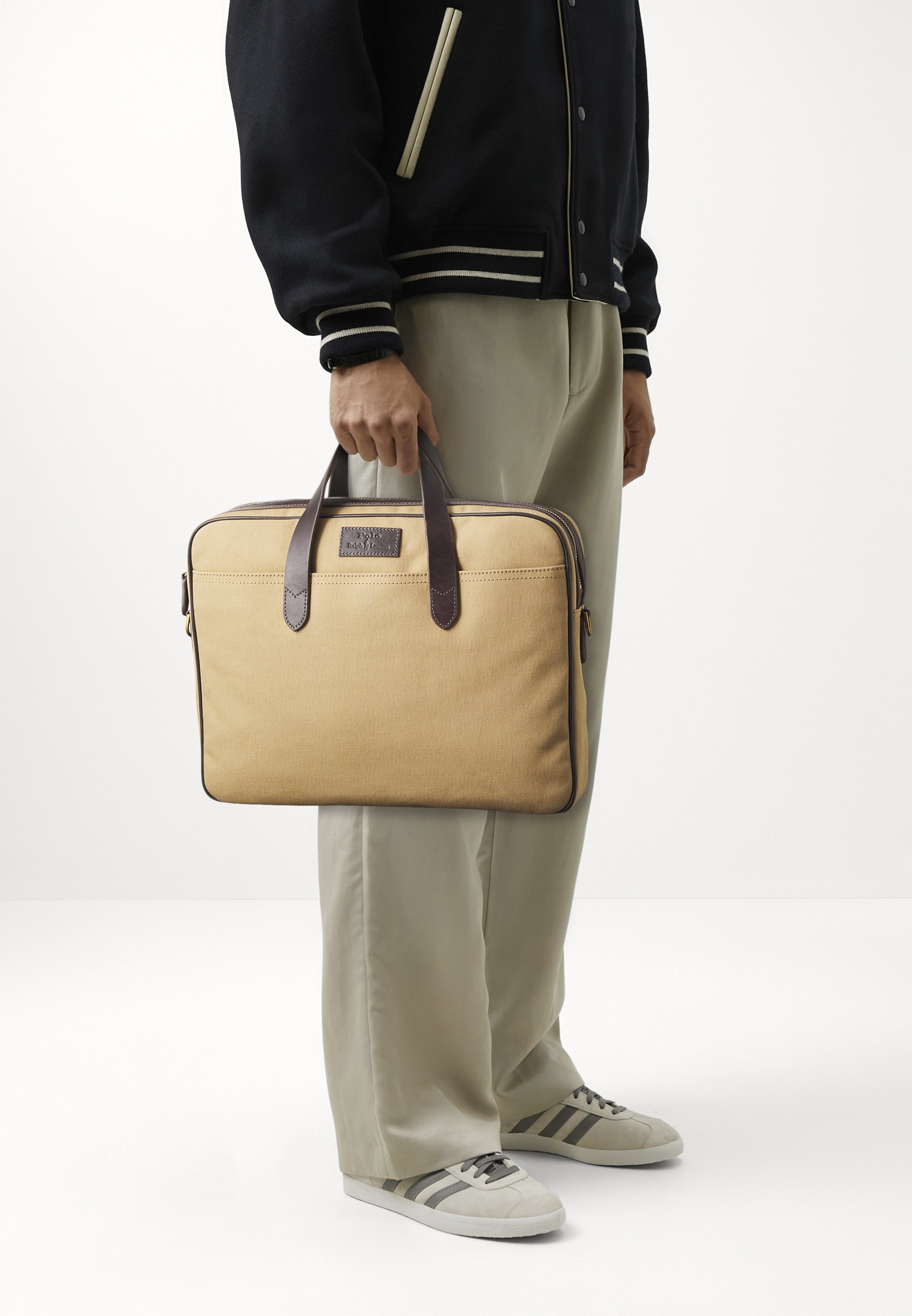 Polo Ralph Lauren COMMUTER BUSINESS CASE UNISEX - Briefcase - tan/brown/tan