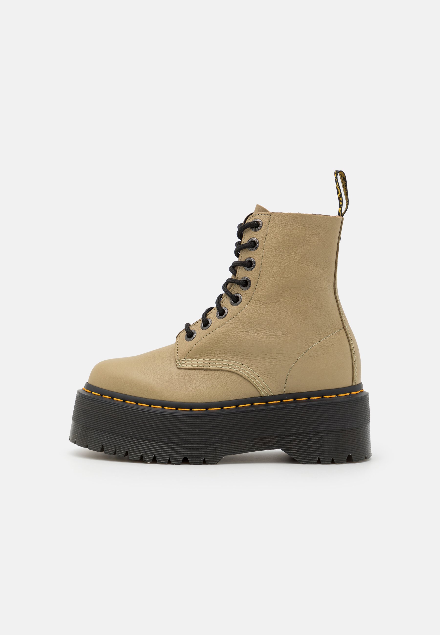 Dr. Martens 1460 PASCAL MAX - Platform ankle boots - pale olive pisa/khaki