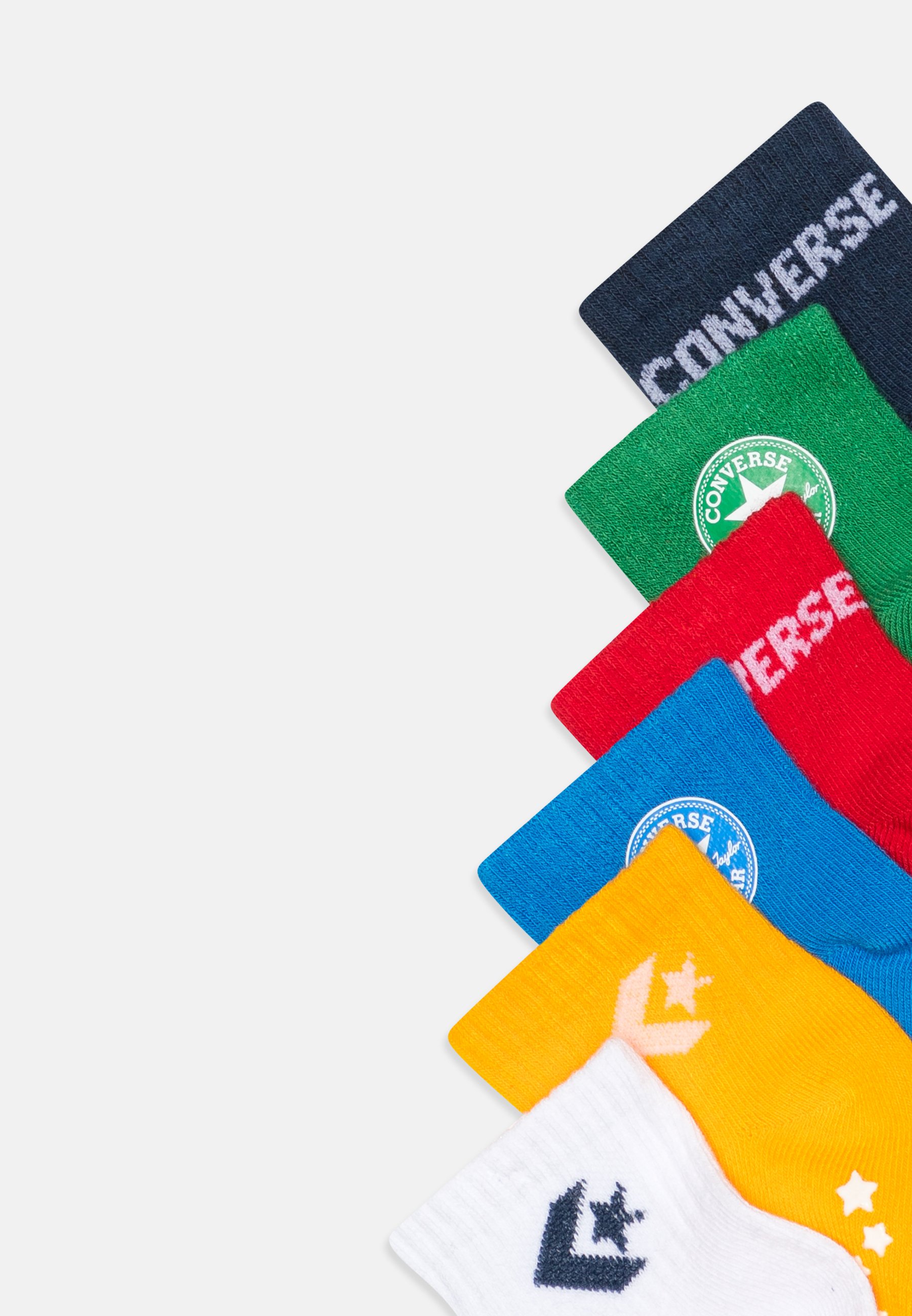 Converse TODD GRIPPER 6 PACK UNISEX - Socks - red