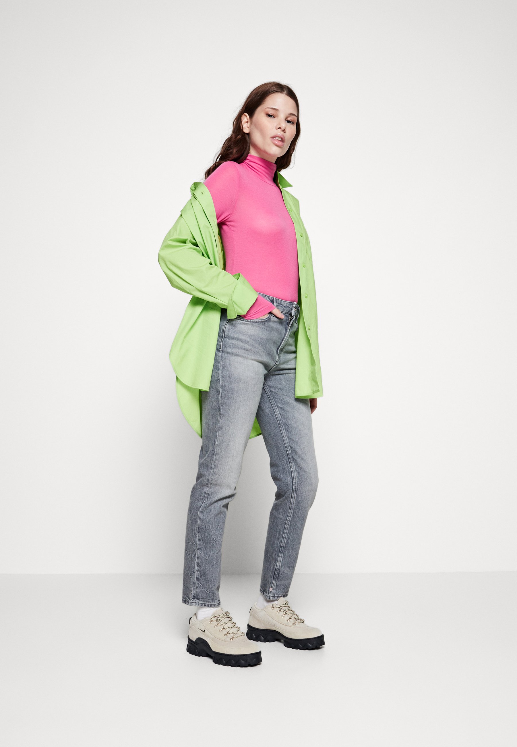 Scotch & Soda TURTLE NECK LONG SLEEVED - Long sleeved top - soft rose/pink