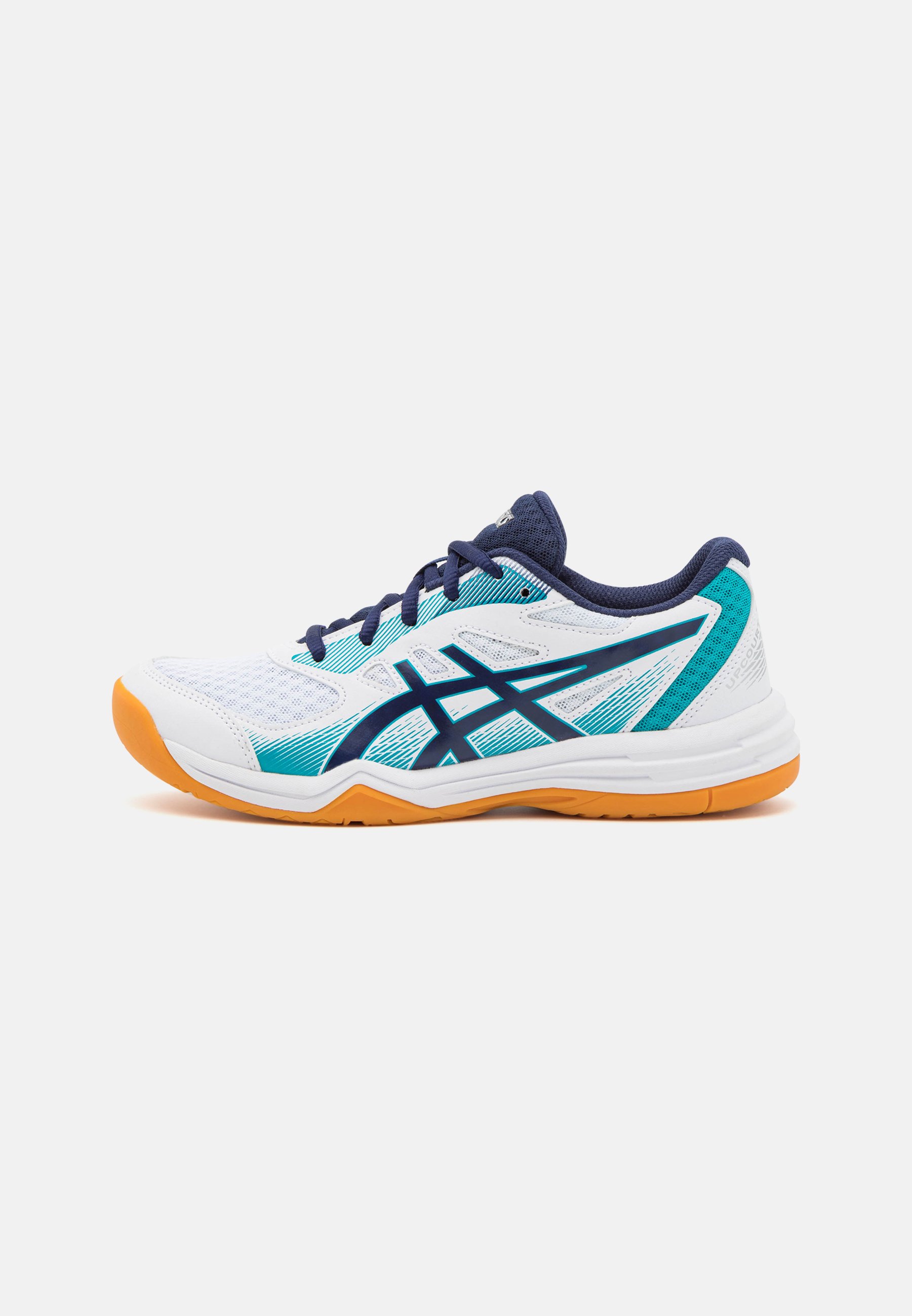 ASICS UPCOURT 5 UNISEX - Handball shoes - white/peacoat/white