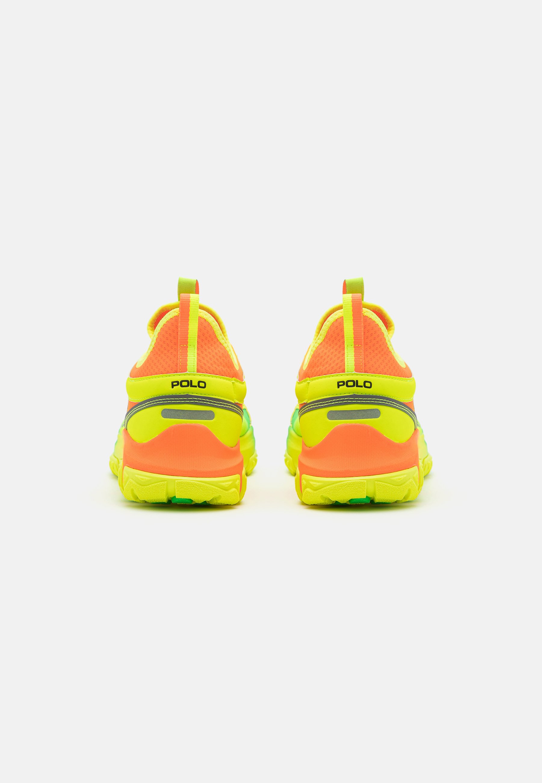 Polo Ralph Lauren ADVNTR 300 LACE UNISEX - Trainers - ombre blaze orange/toucan green/multi-coloured