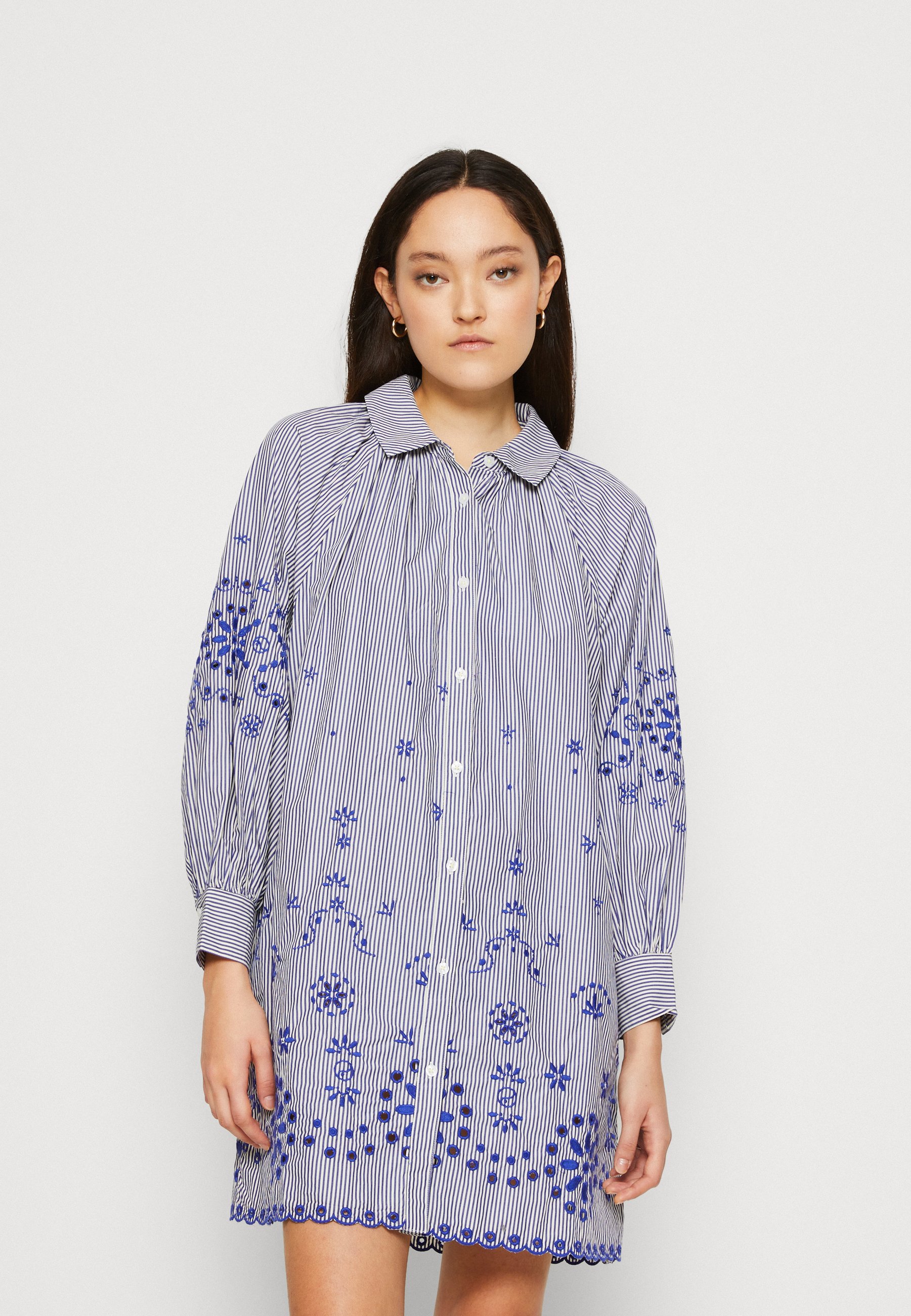 Scotch & Soda SHIRT DRESS - Shirt dress - fisherman/blue