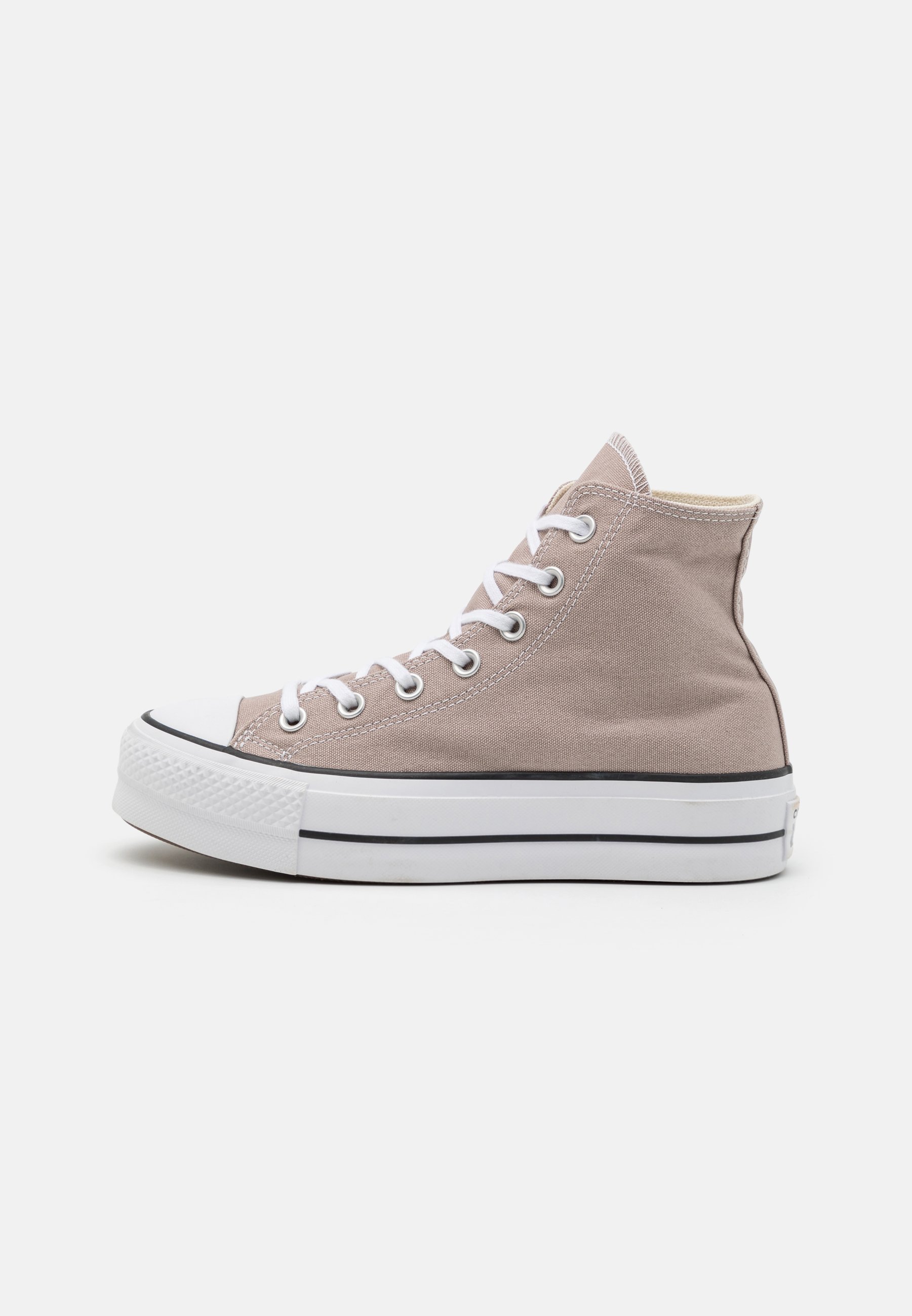 Converse CHUCK TAYLOR ALL STAR LIFT PLATFORM - High-top trainers - stone/white/black/mottled pink