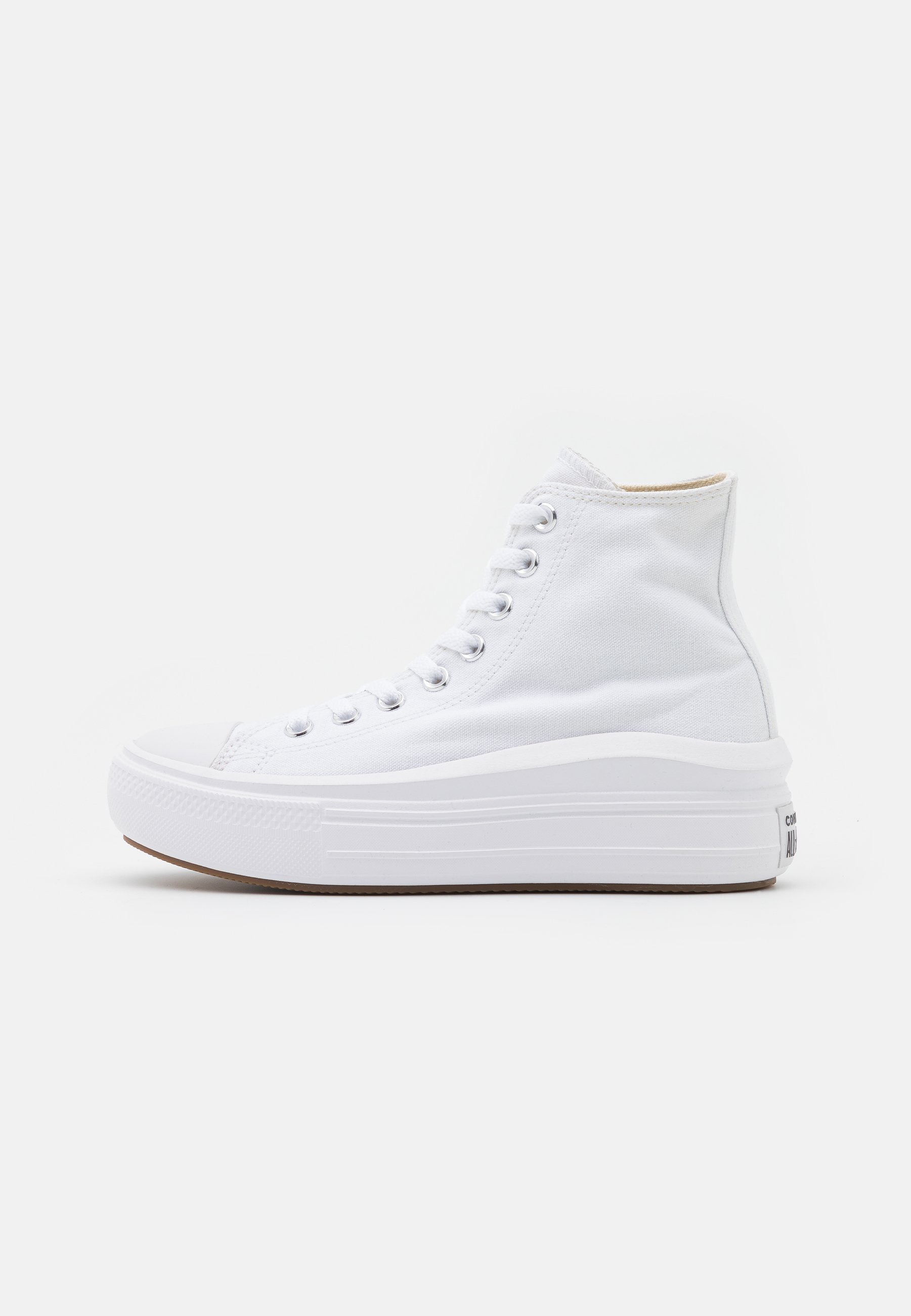 Converse CHUCK TAYLOR ALL STAR MOVE - High-top trainers - white/natural ivory/black/white
