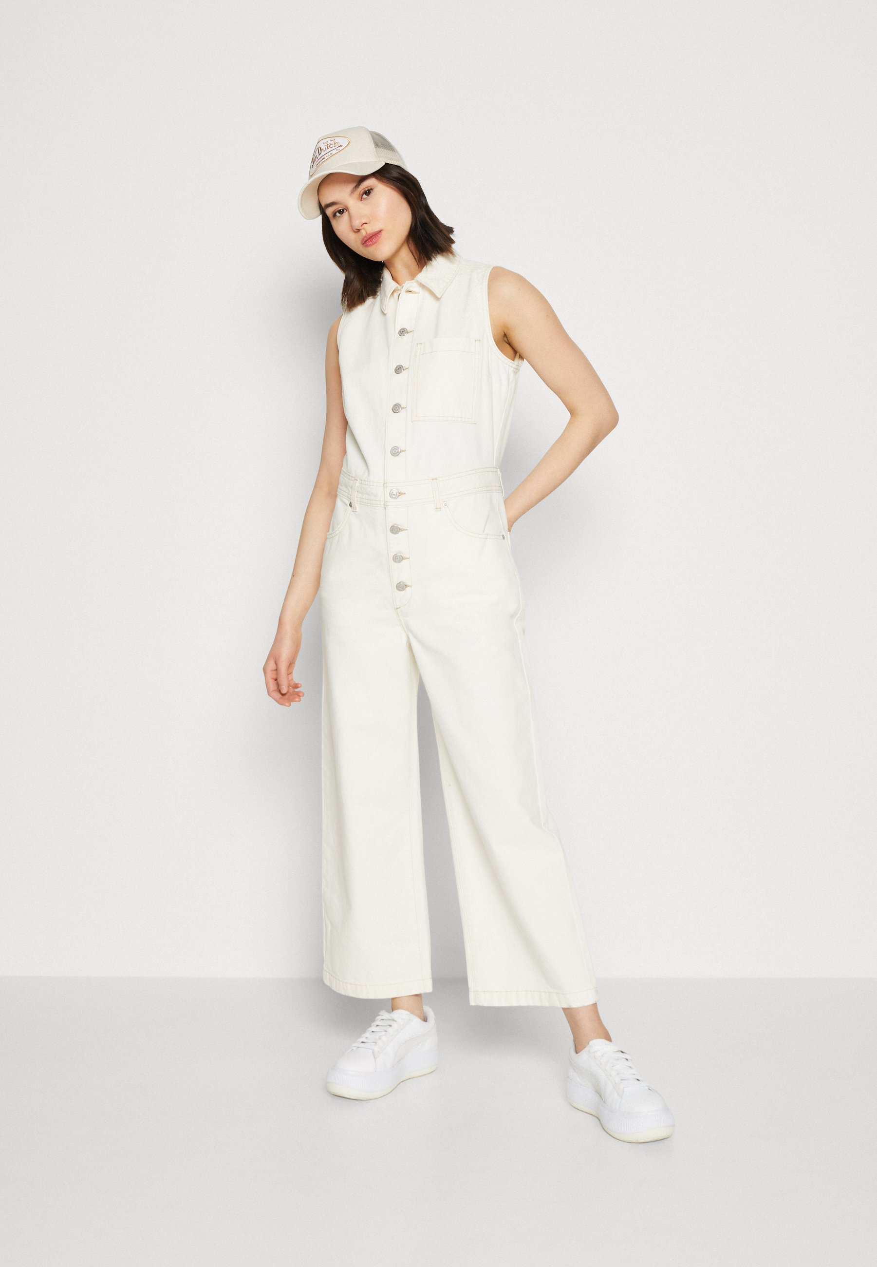 Levi's® SLEEVELESS - Jumpsuit - go ecru or go home/white