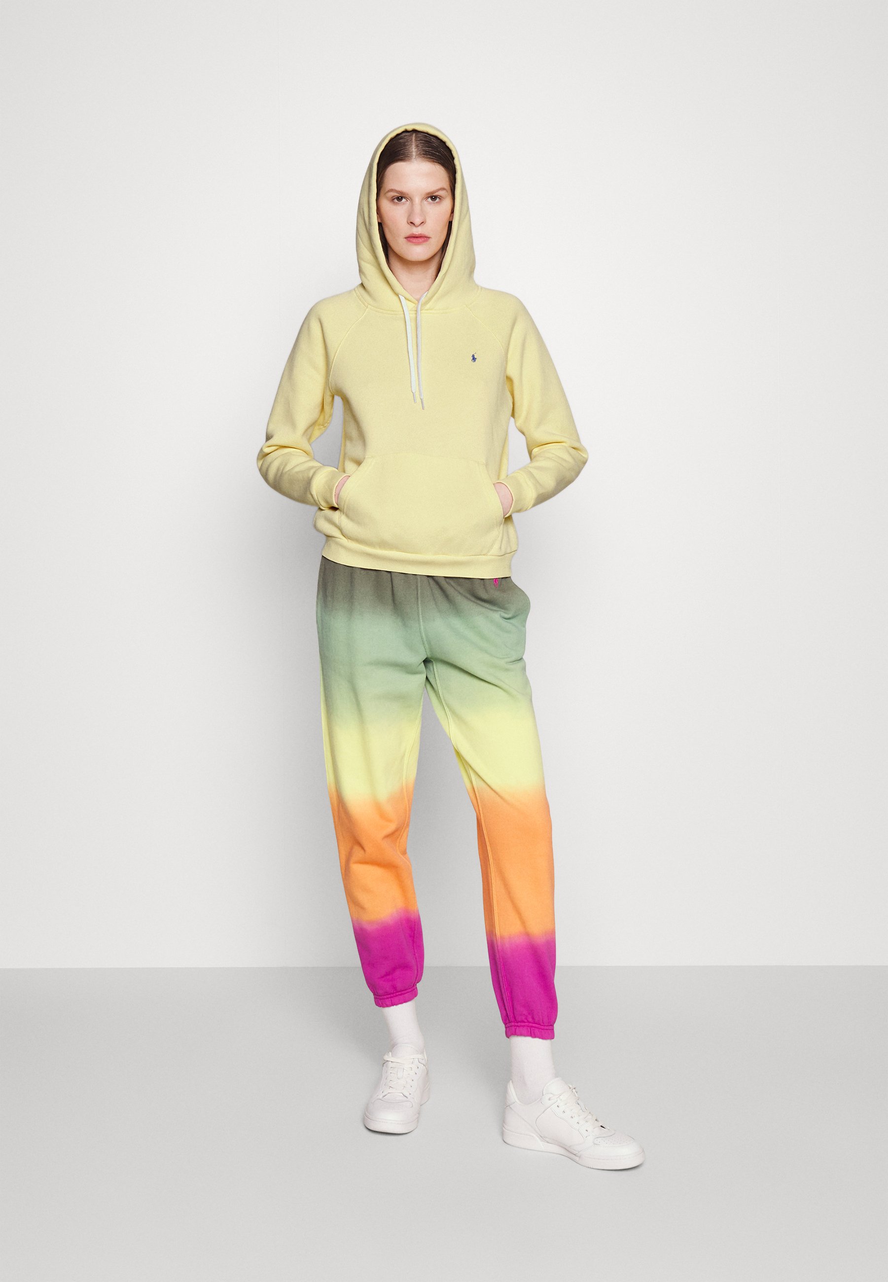 Polo Ralph Lauren LONG SLEEVE - Hoodie - t bird yellow/yellow
