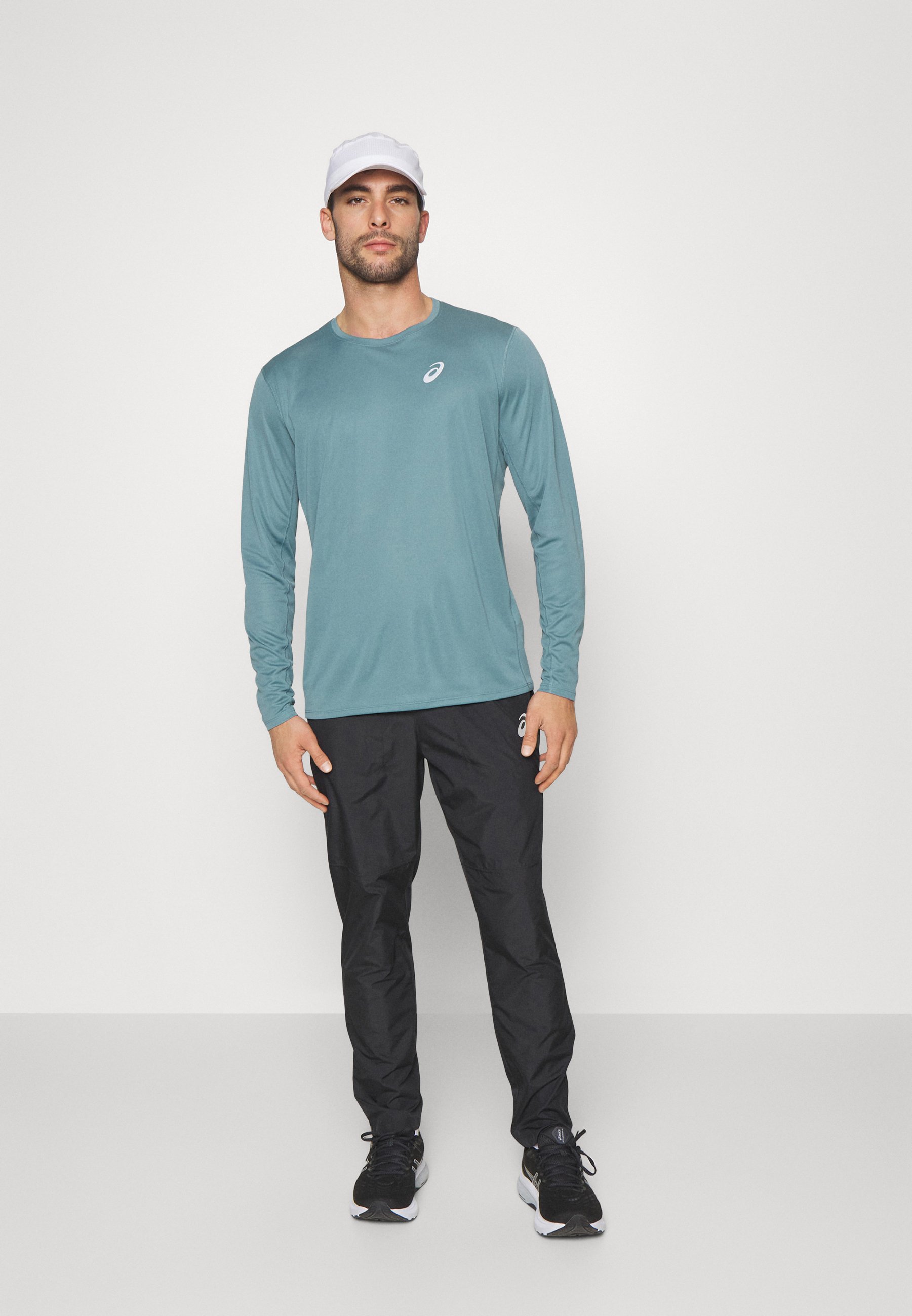 ASICS CORE - Long sleeved top - foggy teal/blue