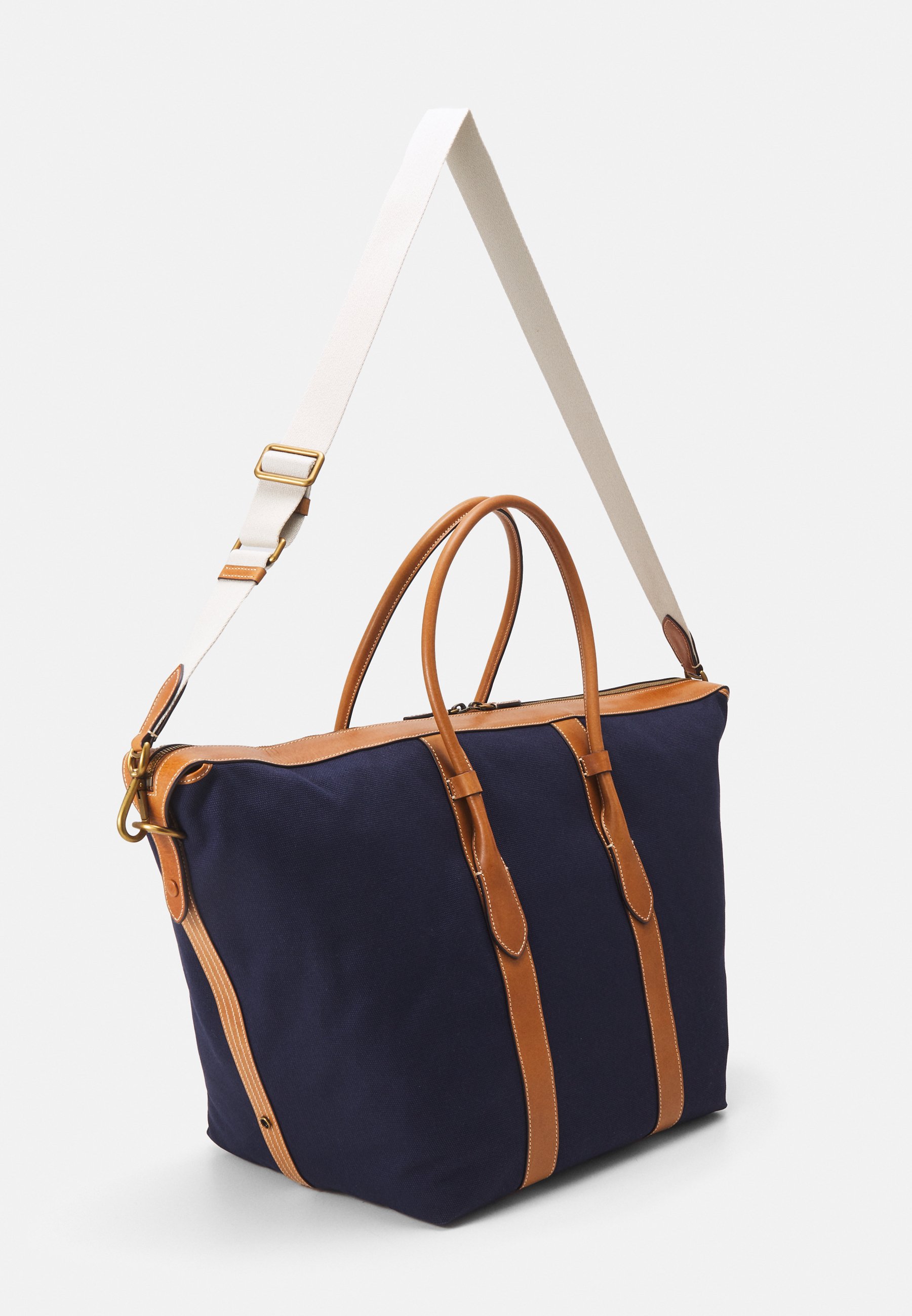 Polo Ralph Lauren TOTE EXTRA LARGE - Tote bag - navy/cuoio/dark blue