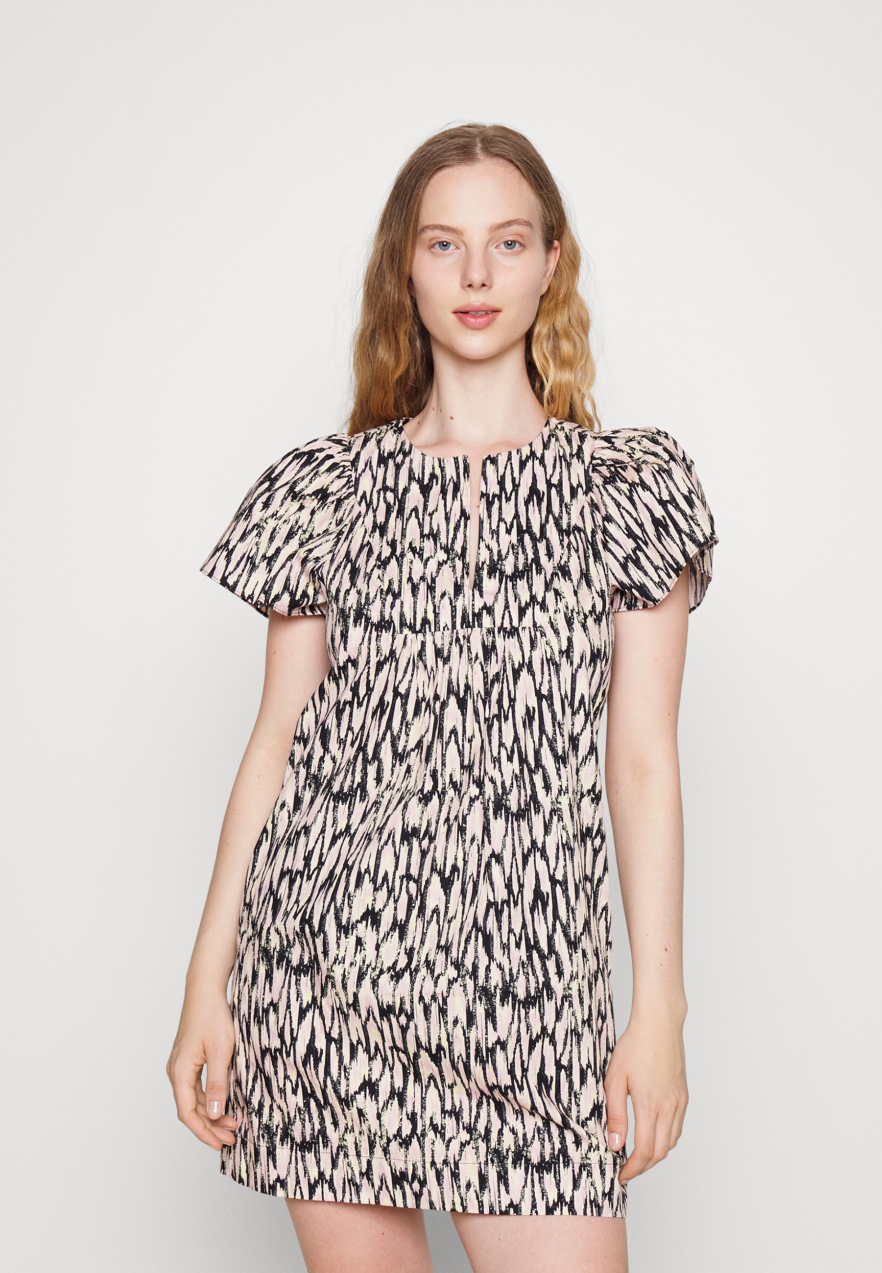 Scotch & Soda SHIFT DRESS WITH FRONT YOKE DETAIL - Day dress - multi-coloured