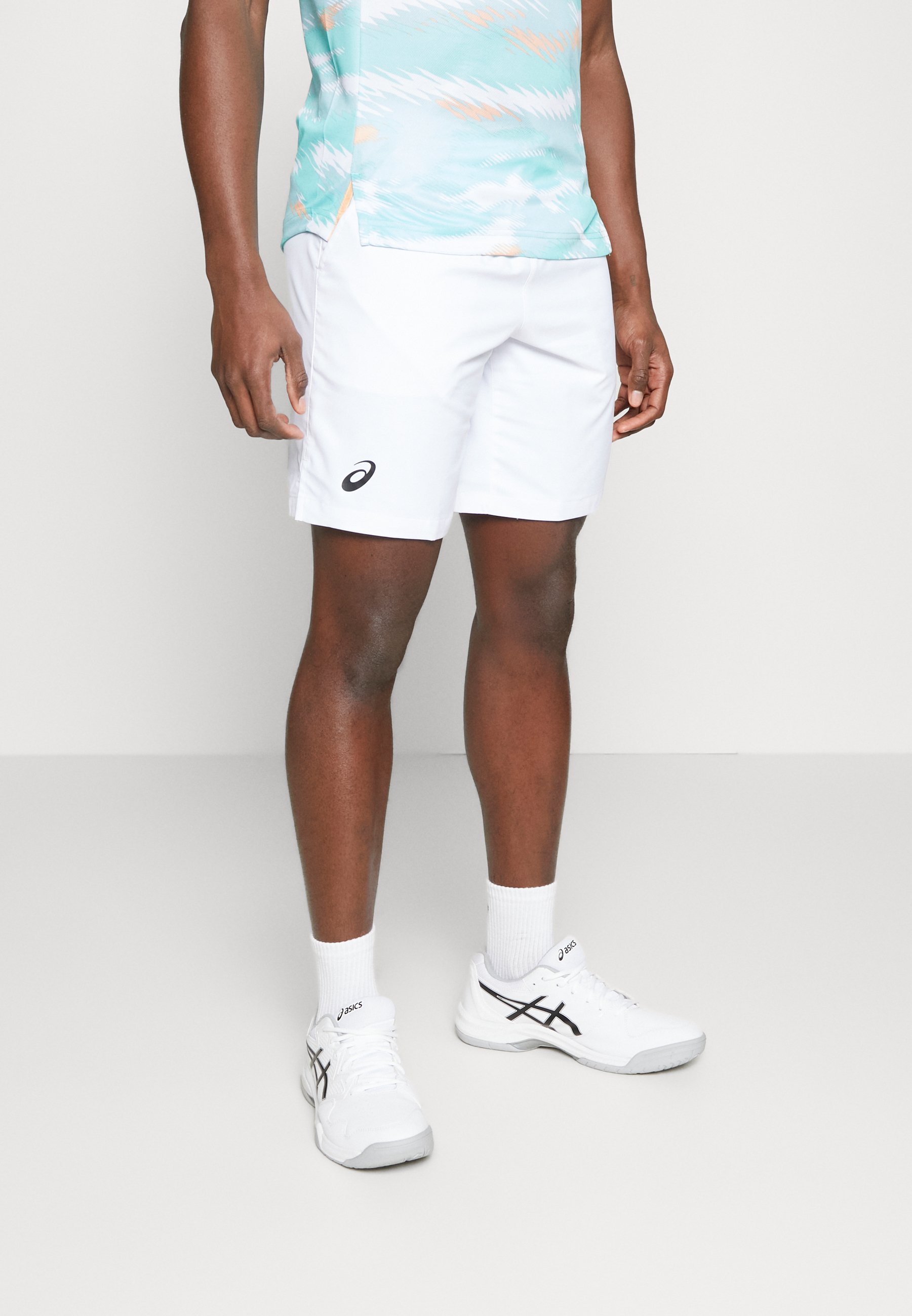ASICS MEN COURT SHORT - Sports shorts - brilliant white/white