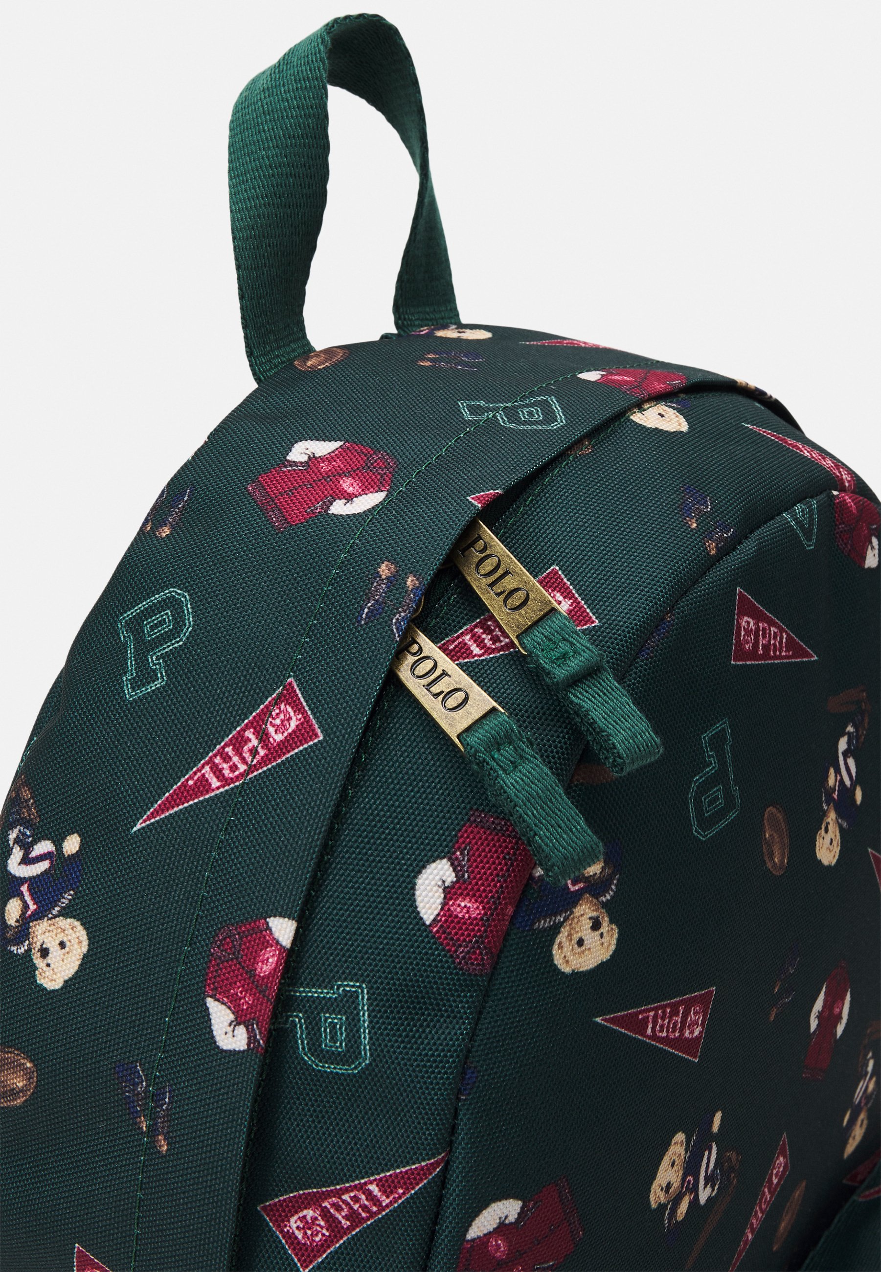 Polo Ralph Lauren BEAR BACKPACK UNSEX - Rucksack - polo bistro green/green