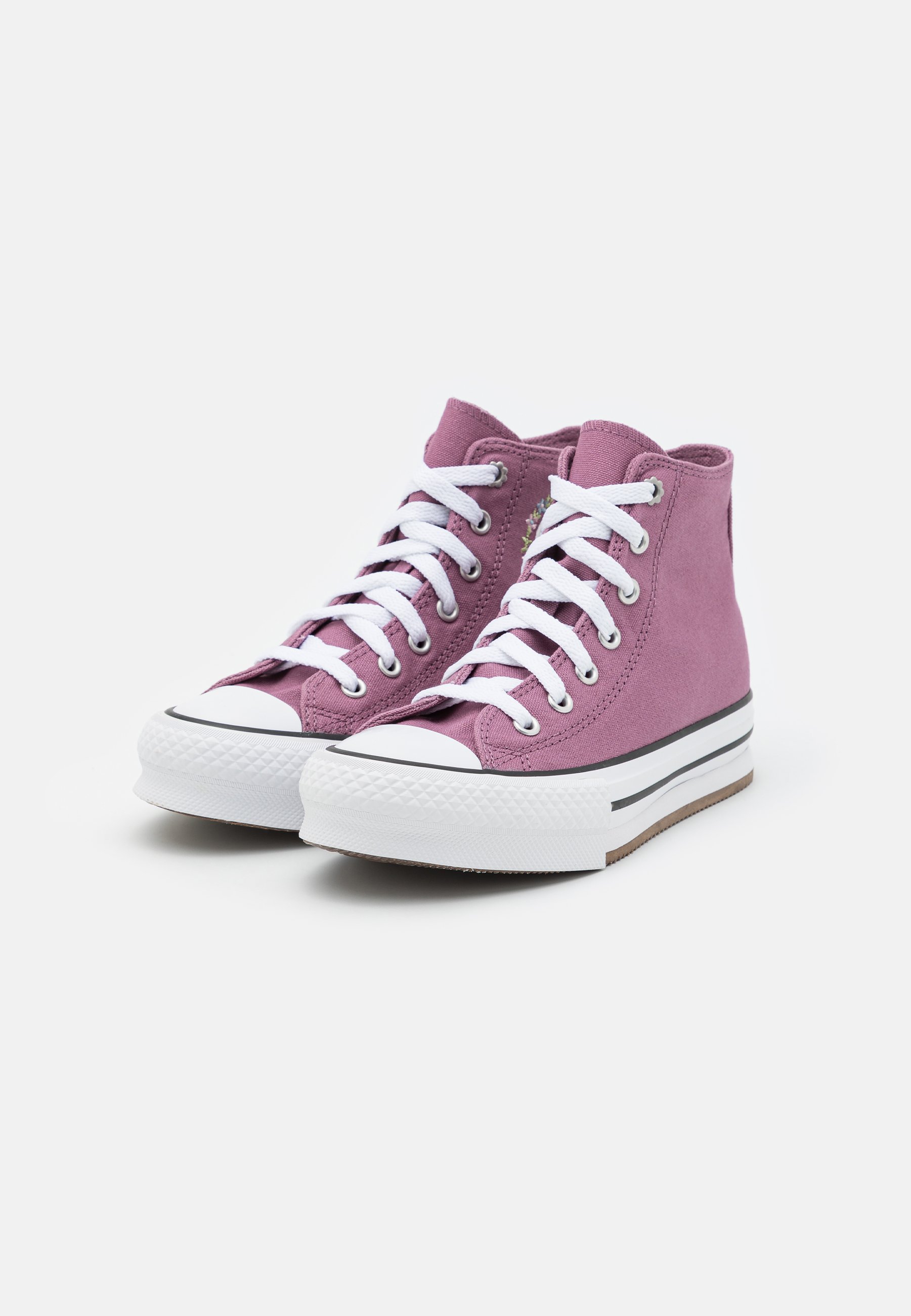 Converse CHUCK TAYLOR ALL STAR EVA LIFT PLATFORM FELINE FLORALS UNISEX - High-top trainers - dreamy dahlia/white/black/pink