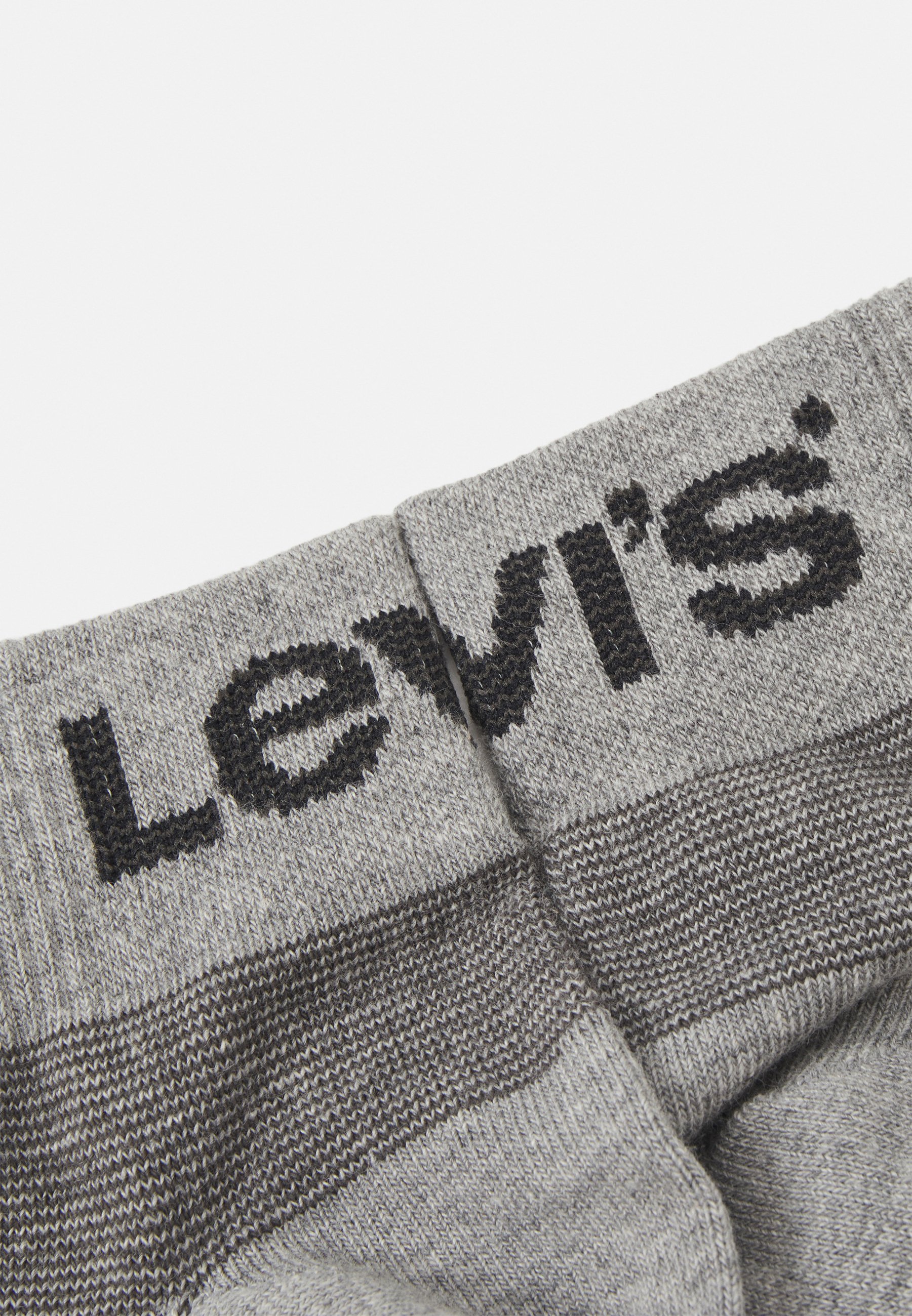 Levi's® MID CUT OPTICAL ILLUSION LOGO 6 PACK - Socks - grey combo / ocean depths/grey