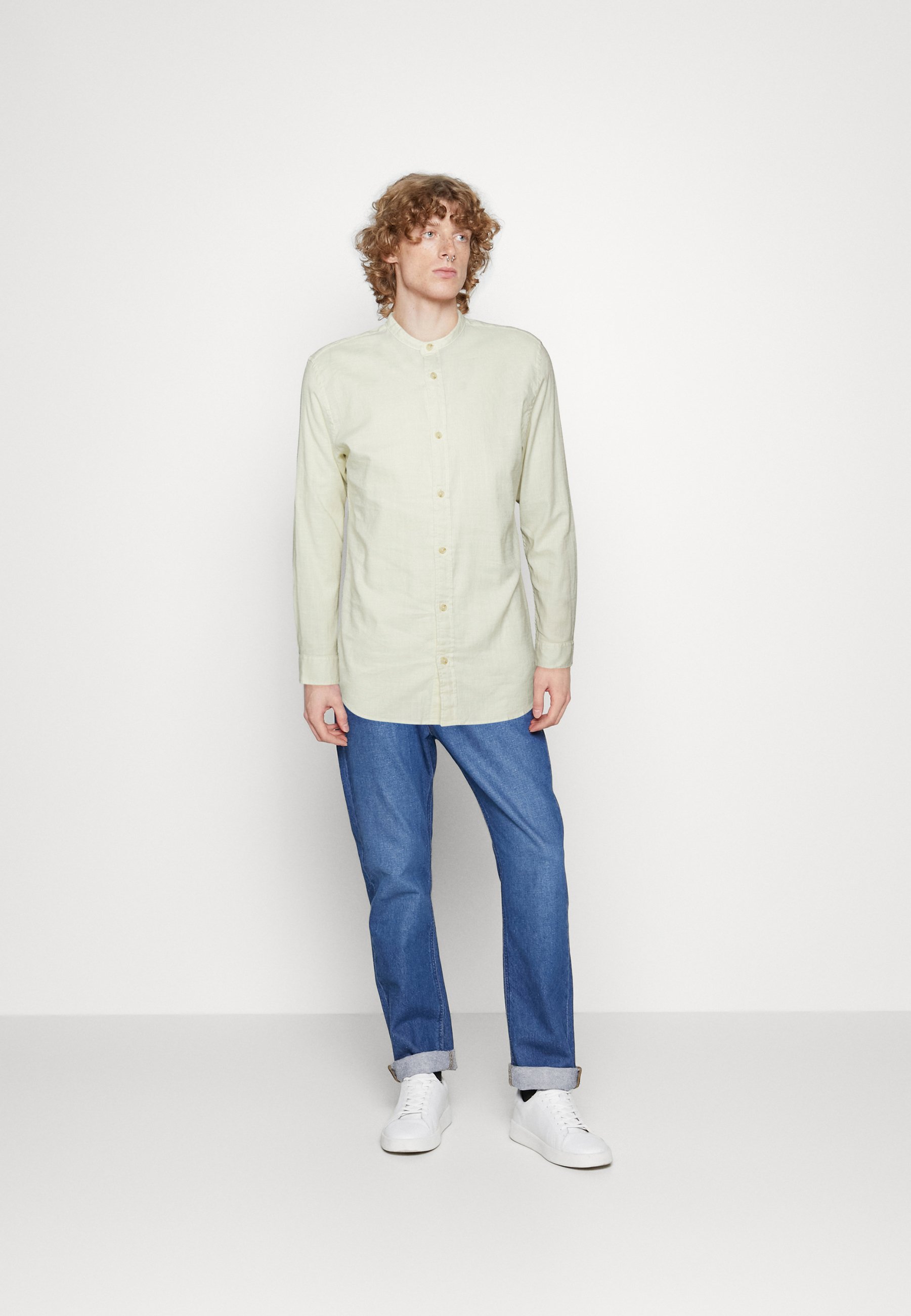 Jack &Jones JJSLUB BAND - Shirt - cloud dancer/off-white