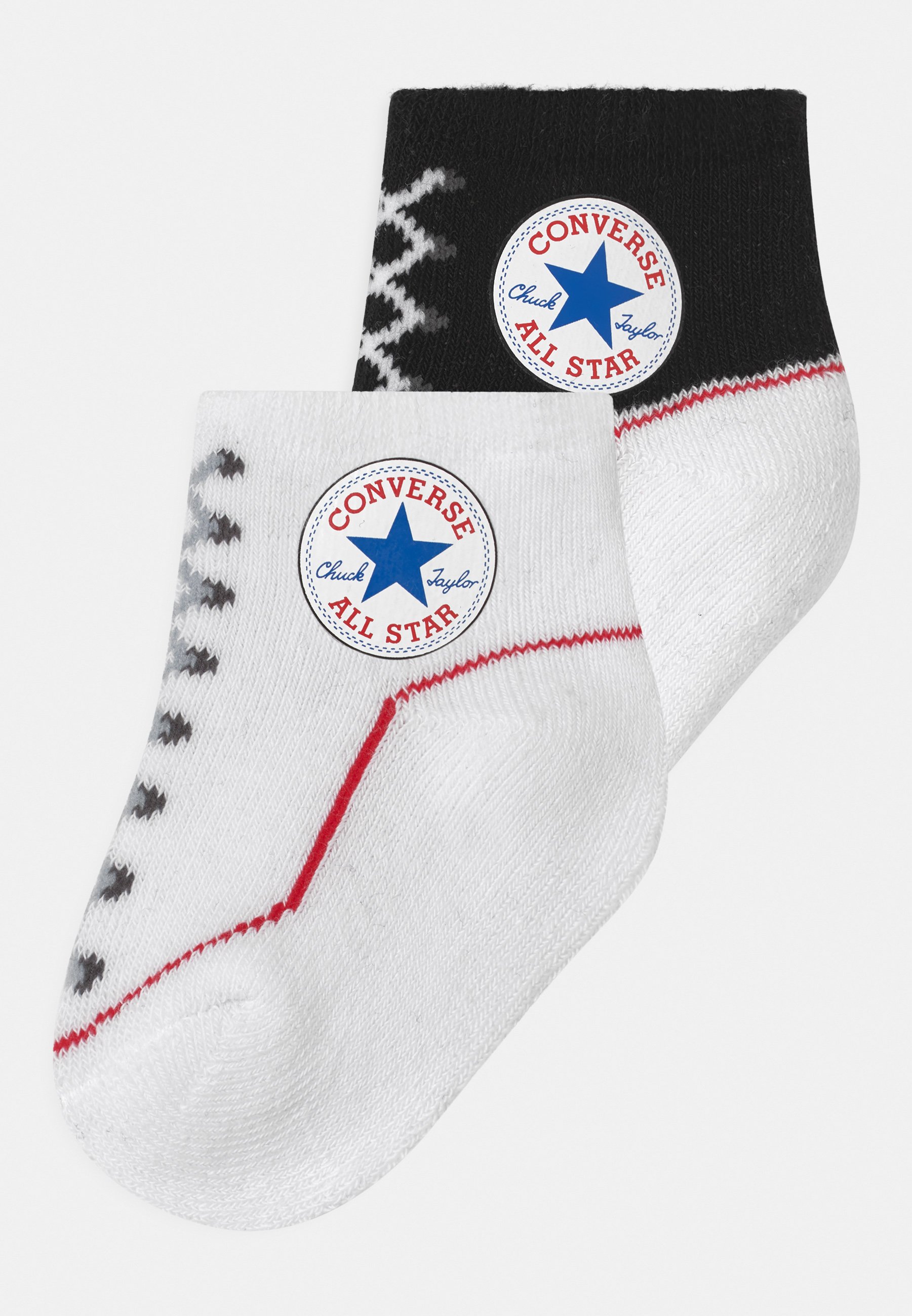 Converse CHUCK TODDLER 2 PACK UNISEX - Socks - black/white