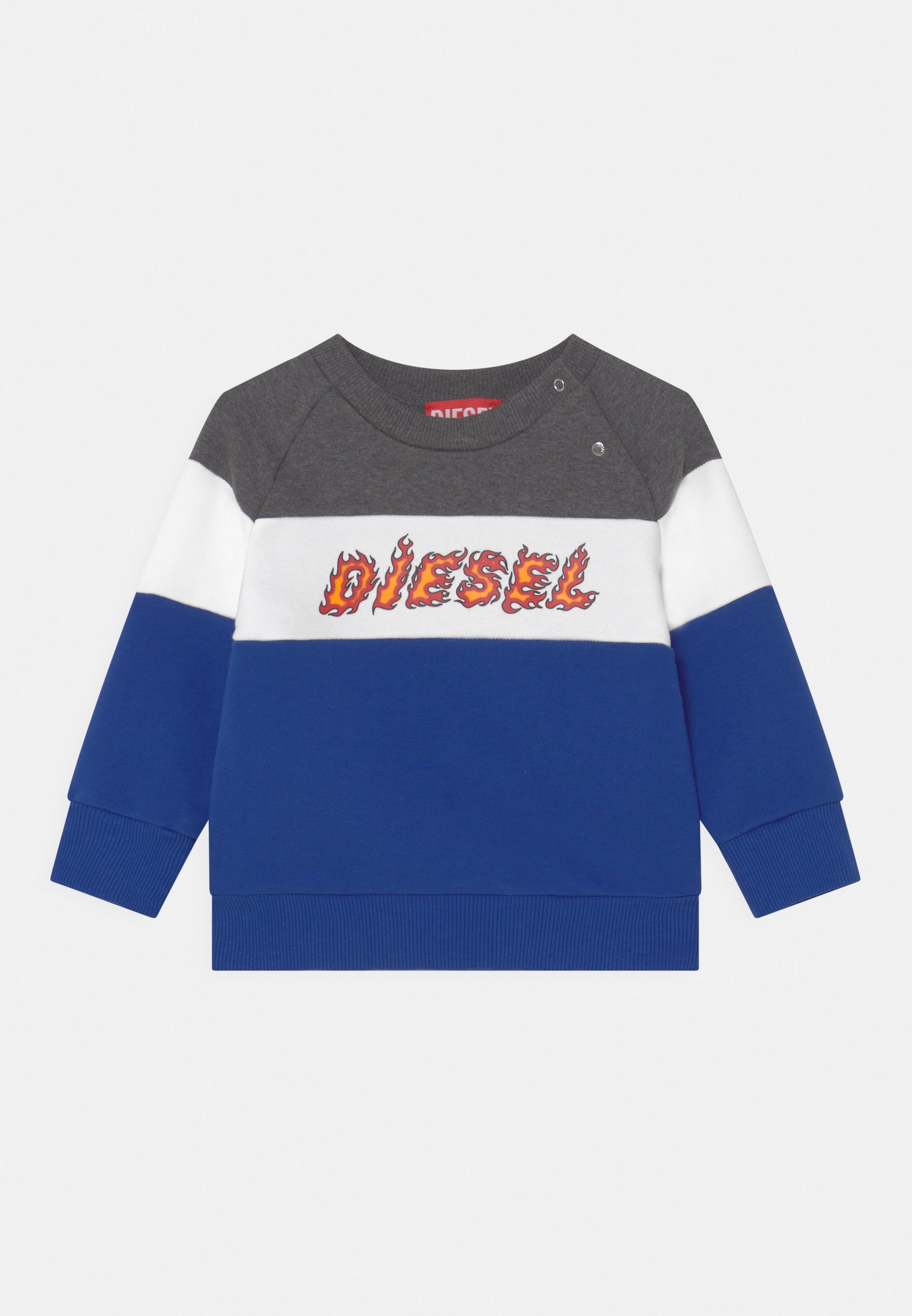 Diesel SMILLEY UNISEX - Sweatshirt - surf the web/blue