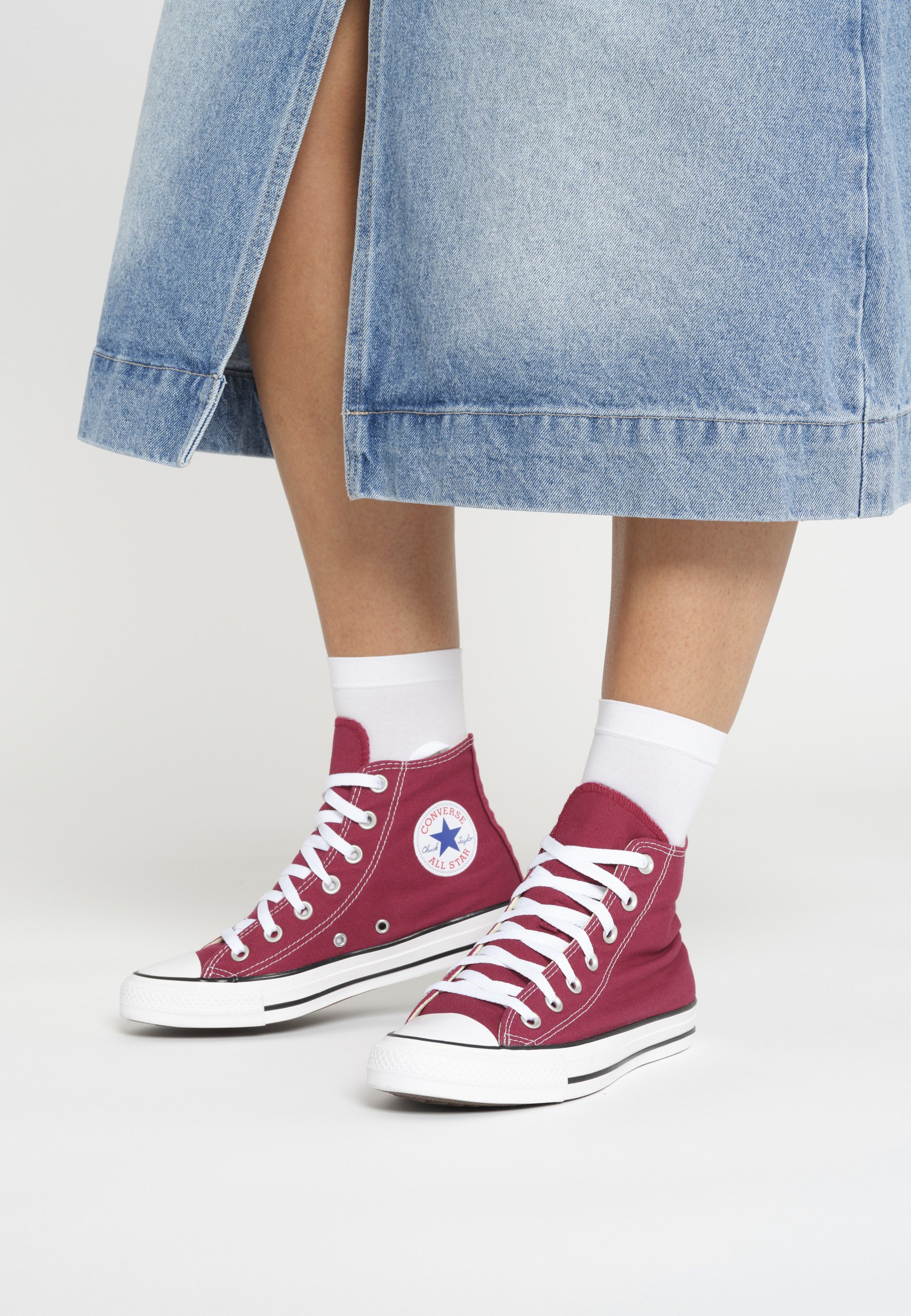 Converse CHUCK TAYLOR ALL STAR HI - High-top trainers - maroon/dark red