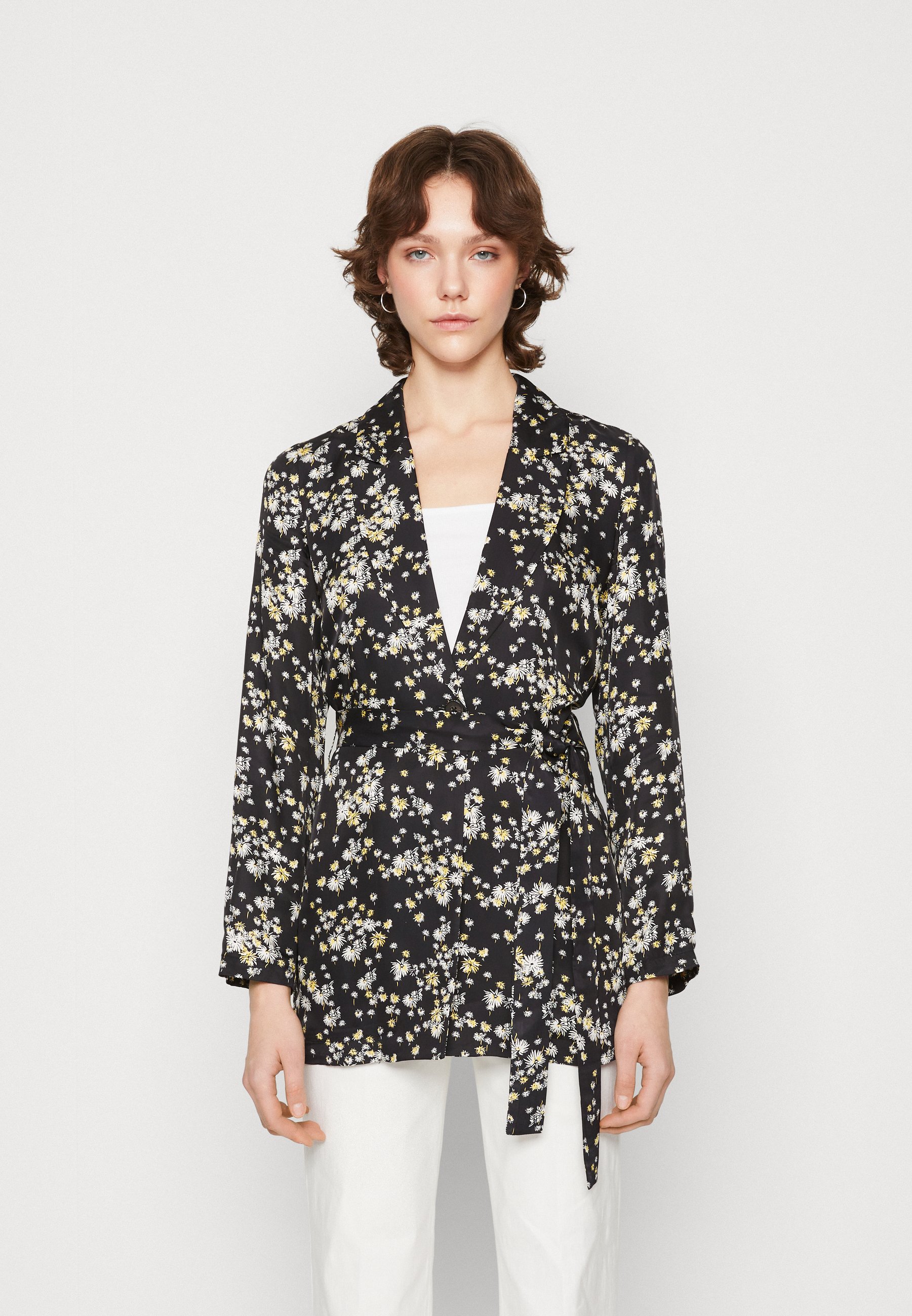 Scotch & Soda PRINTED DRAPEY - Blazer - black