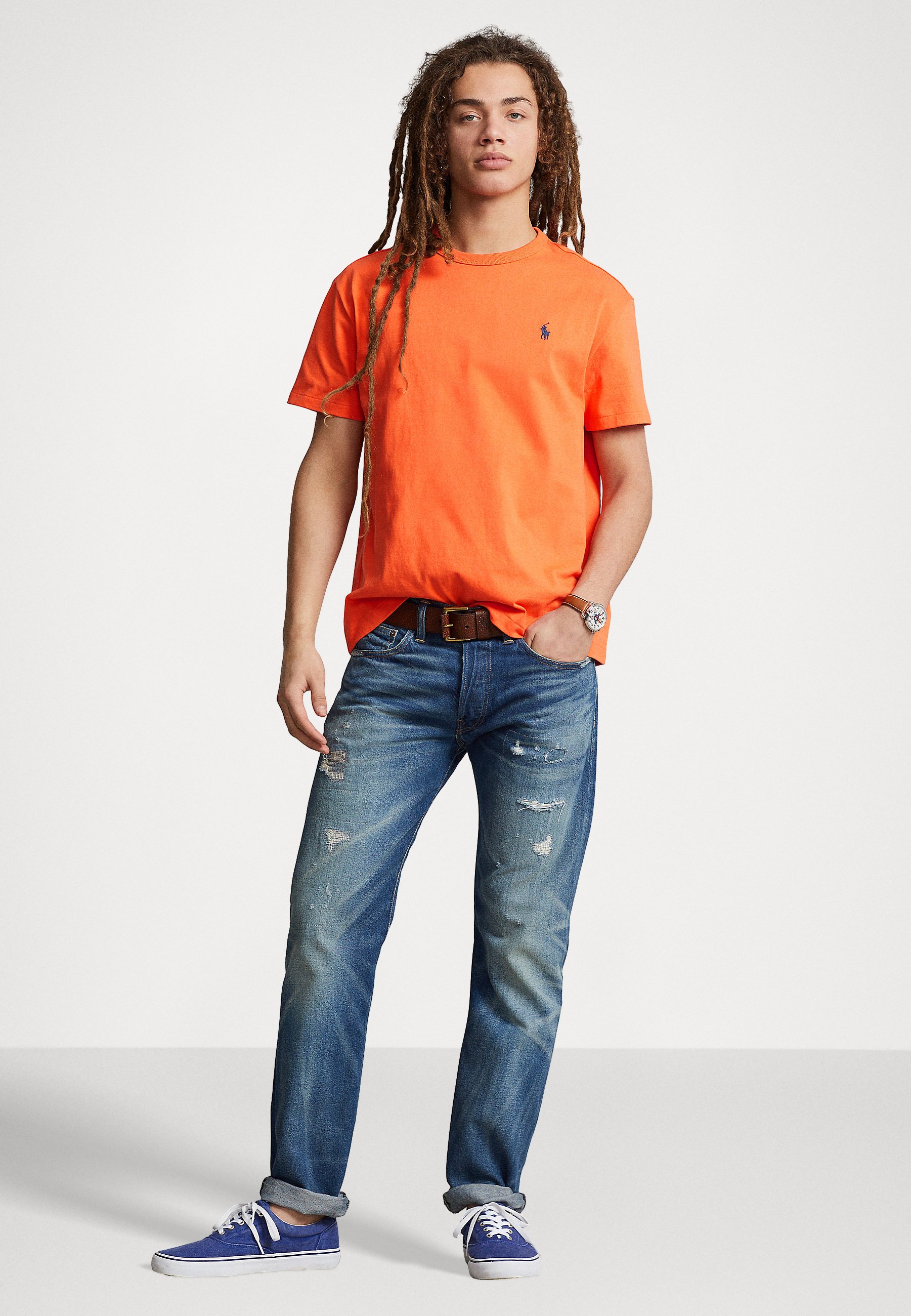 Polo Ralph Lauren SHORT SLEEVE - Basic T-shirt - orange