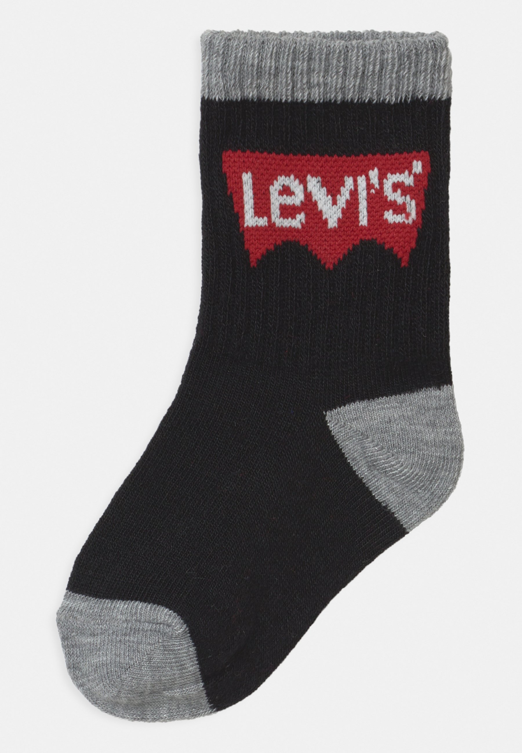 Levi's® BATWING REGULAR CUT 3 PACK UNISEX - Socks - black