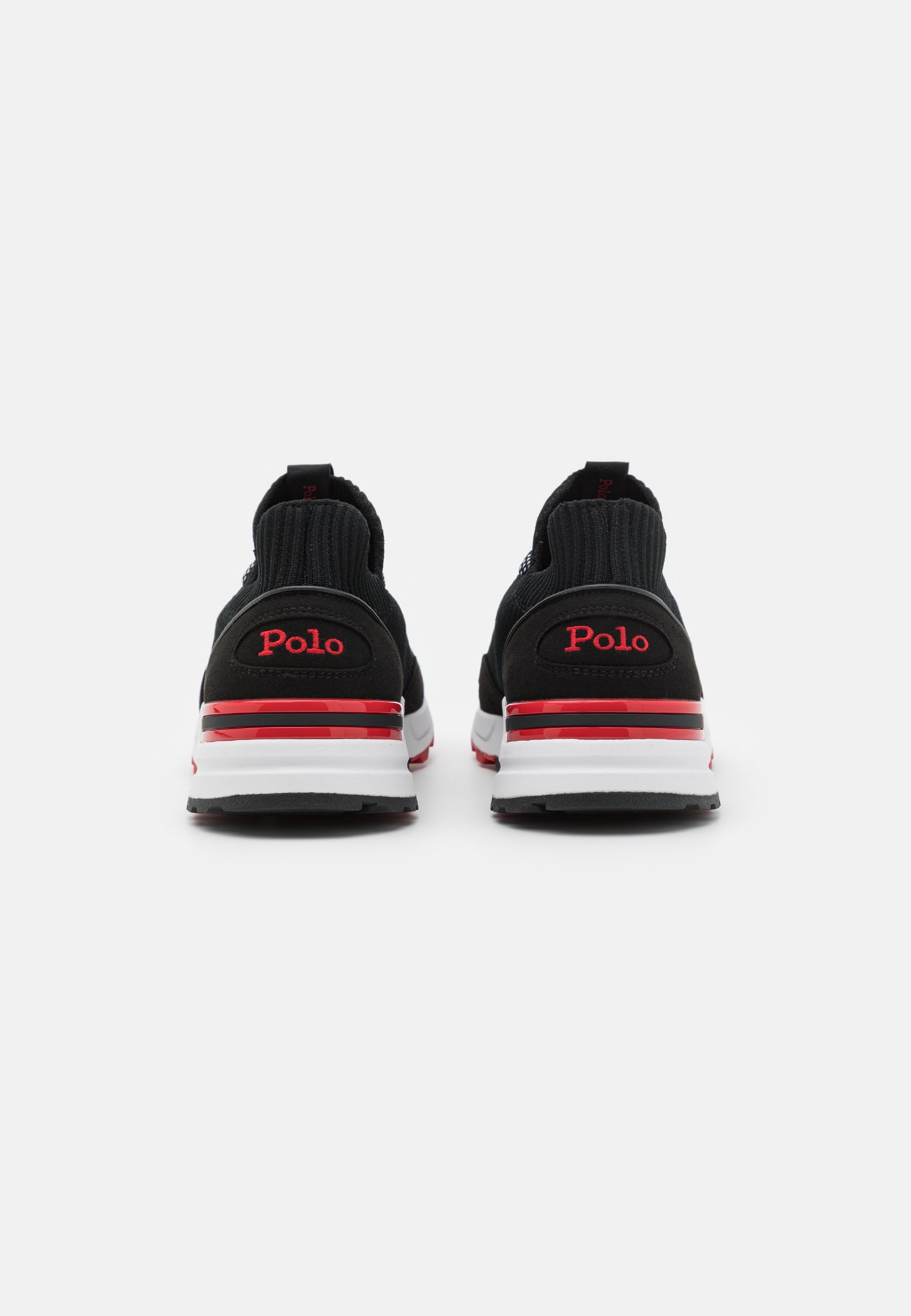 Polo Ralph Lauren LACE UNISEX - Trainers - black/red/black