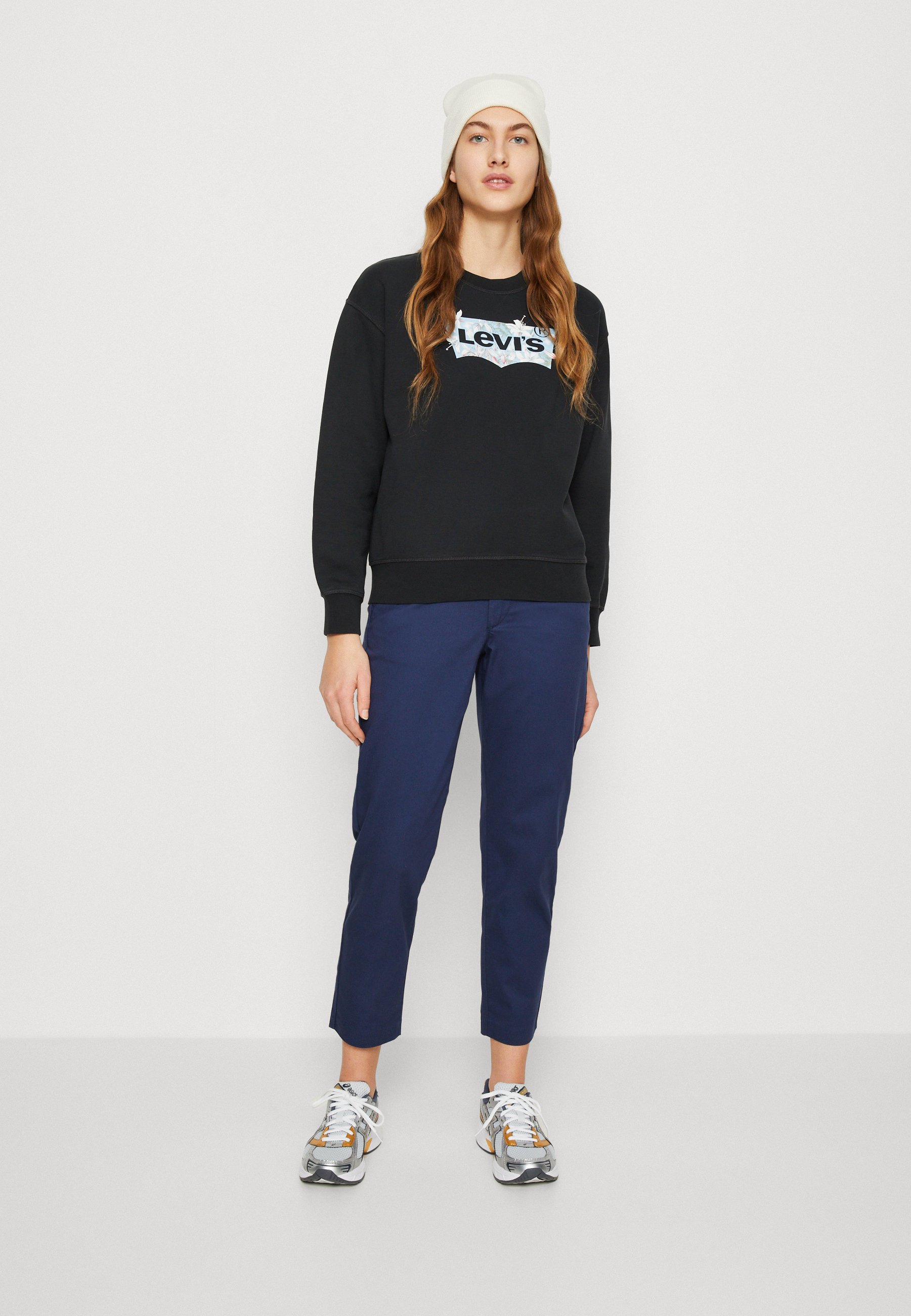 Levi's® GRAPHIC STANDARD CREW - Sweatshirt - black
