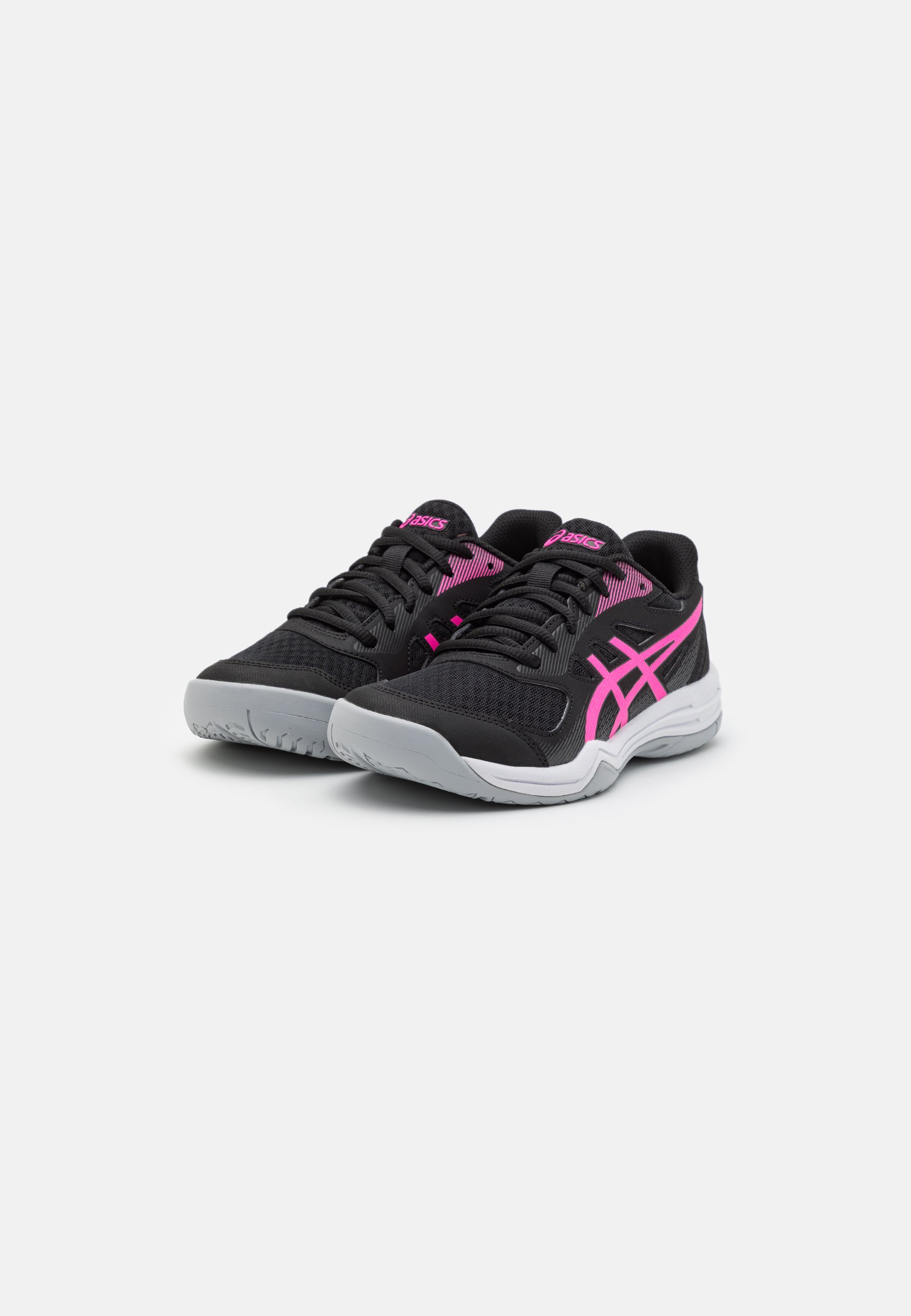 ASICS UPCOURT 5 - Volleyball shoes - black/hot pink/black