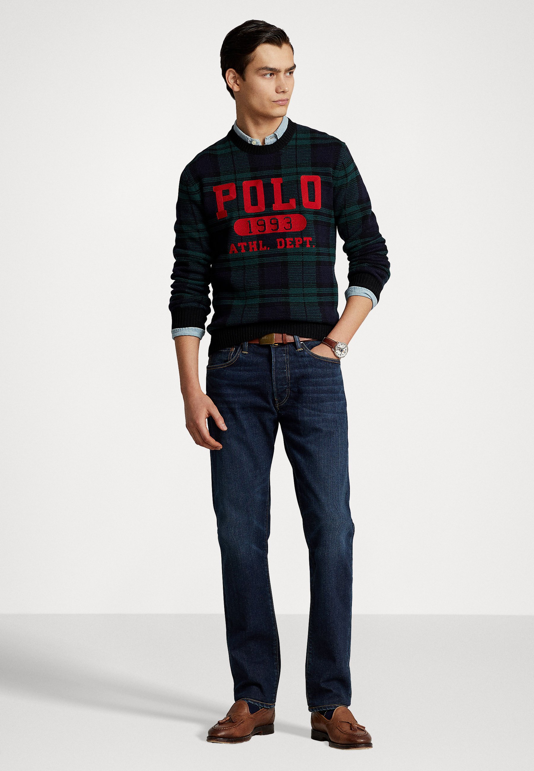 Polo Ralph Lauren SULLIVAN 5 POCKET - Straight leg jeans - dark blue denim/dark-blue denim