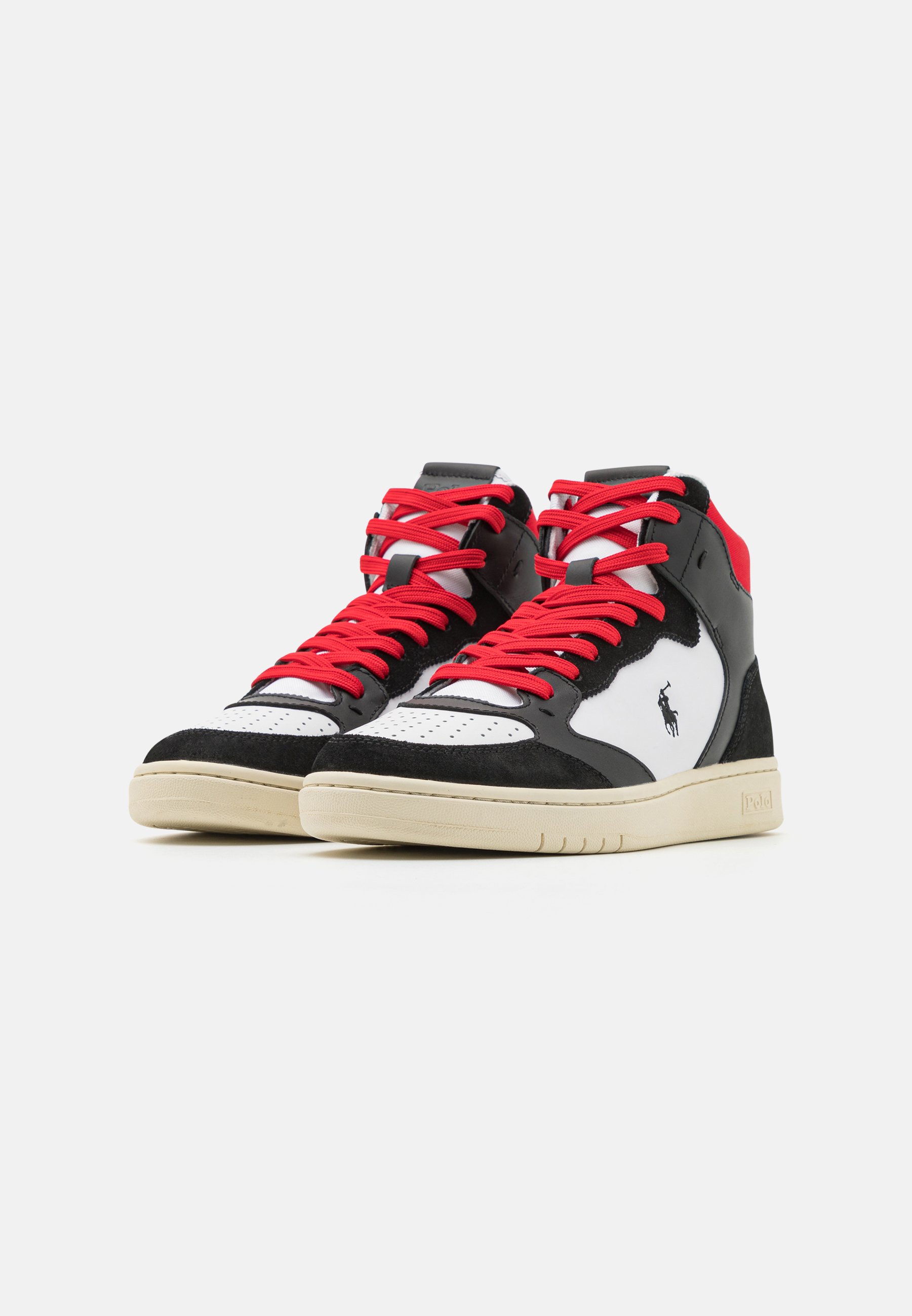 Polo Ralph Lauren High-top trainers - black/white/red/black