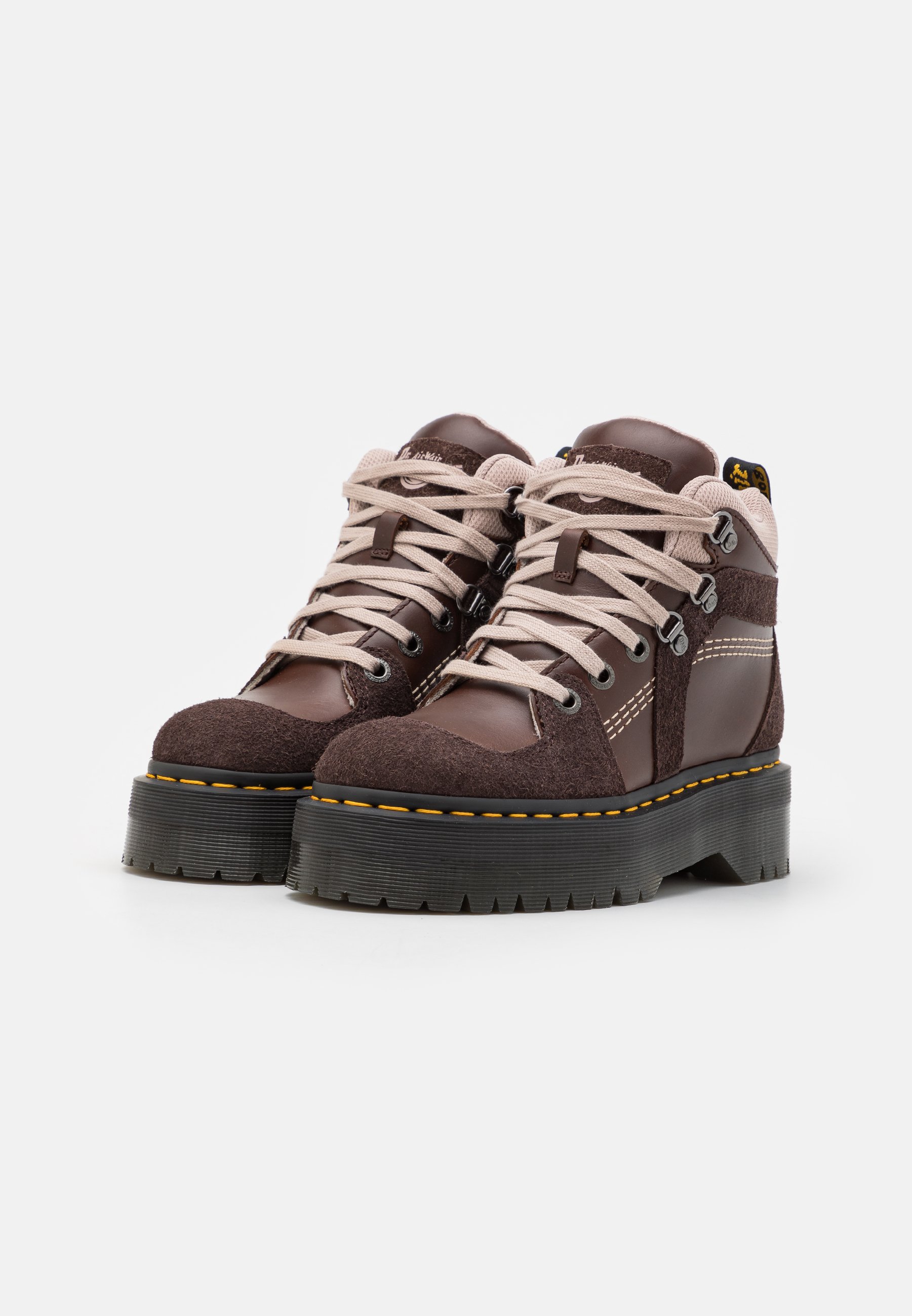 Dr. Martens ZUMA HIKER - Ankle boots - dark brown/dark brown